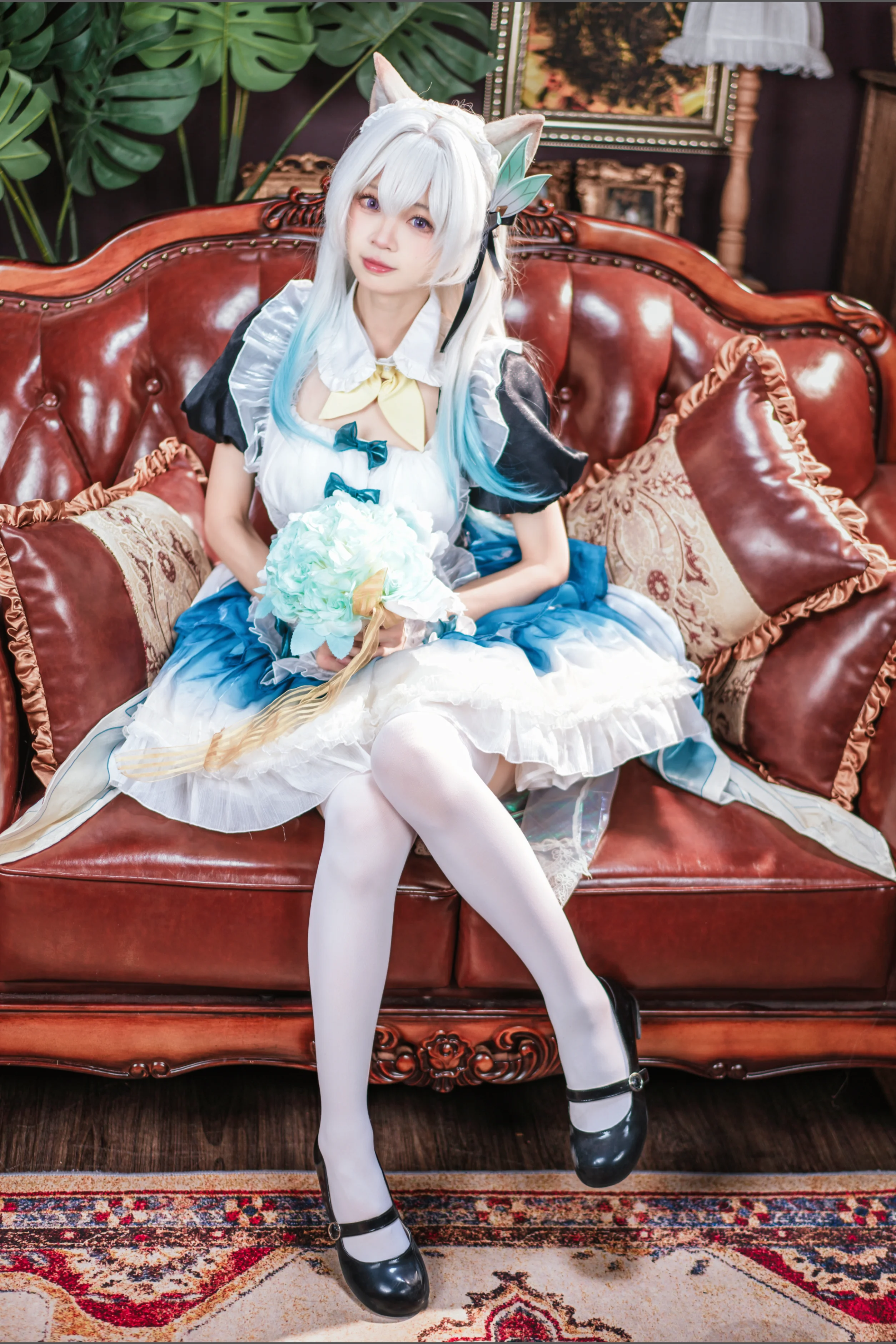 【流萤cos】崩坏星穹铁道中的优雅女仆 - 第7张