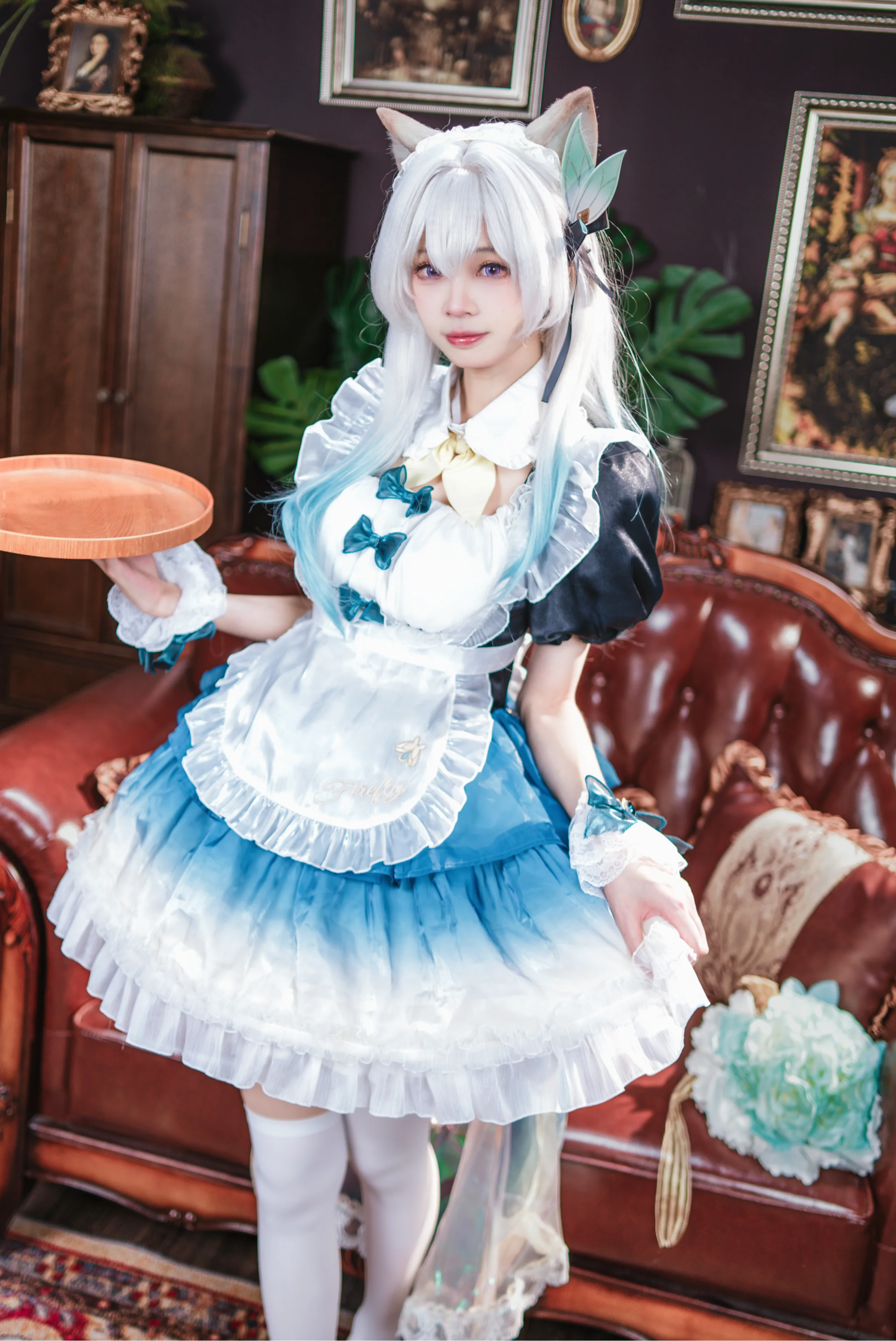 【流萤cos】崩坏星穹铁道中的优雅女仆 - 第8张