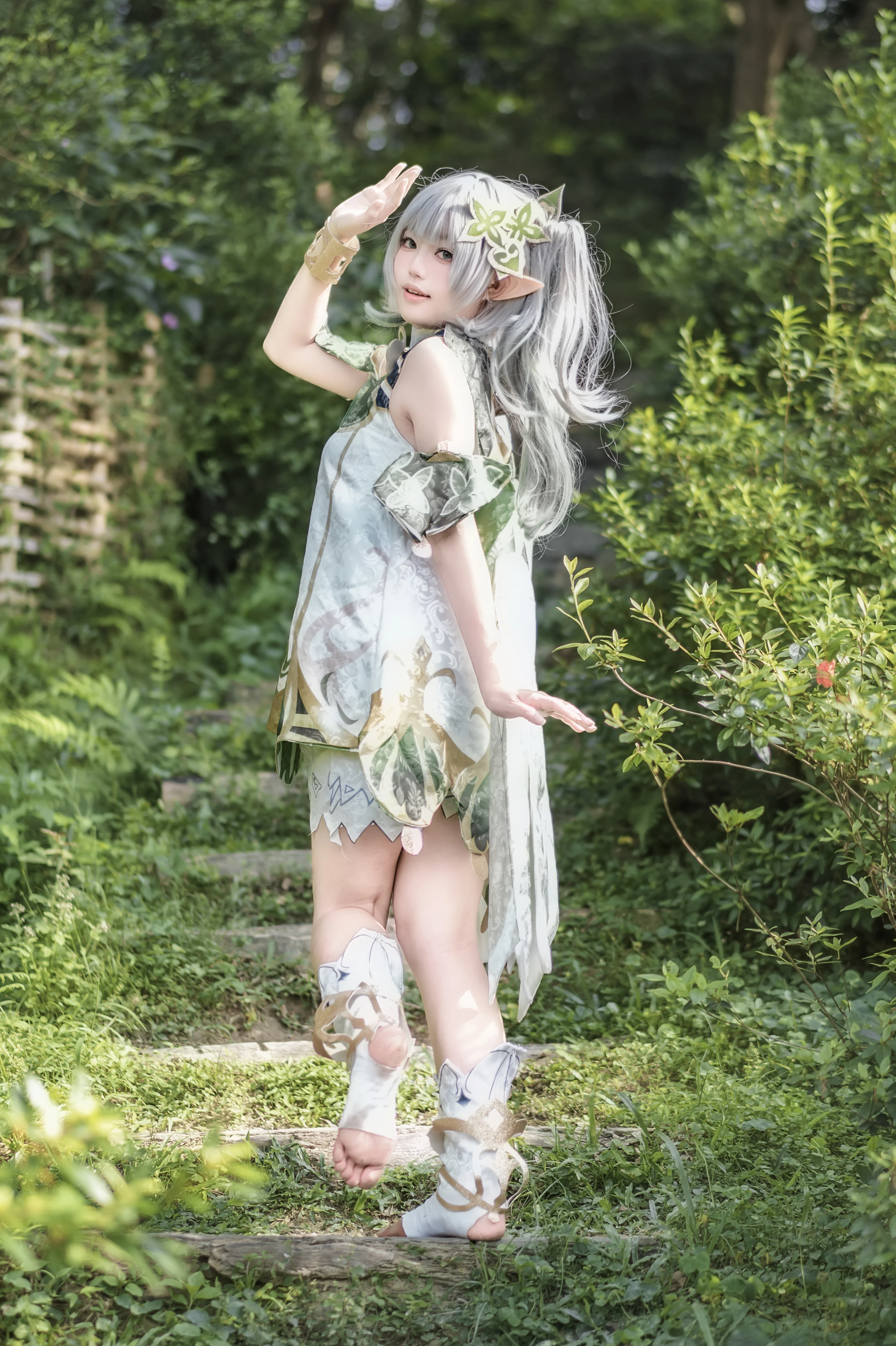 【納西妲cos】林間的小草神，願智慧與綠意常伴 - 第 1 張