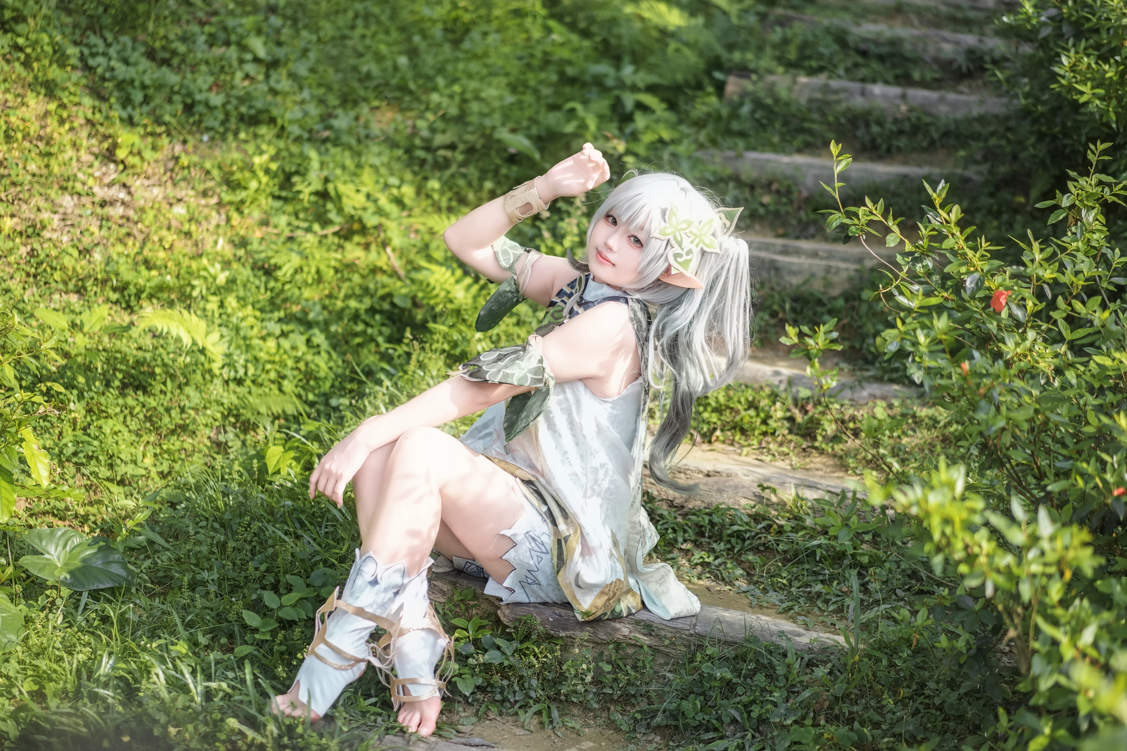 【納西妲cos】林間的小草神，願智慧與綠意常伴 - 第 2 張