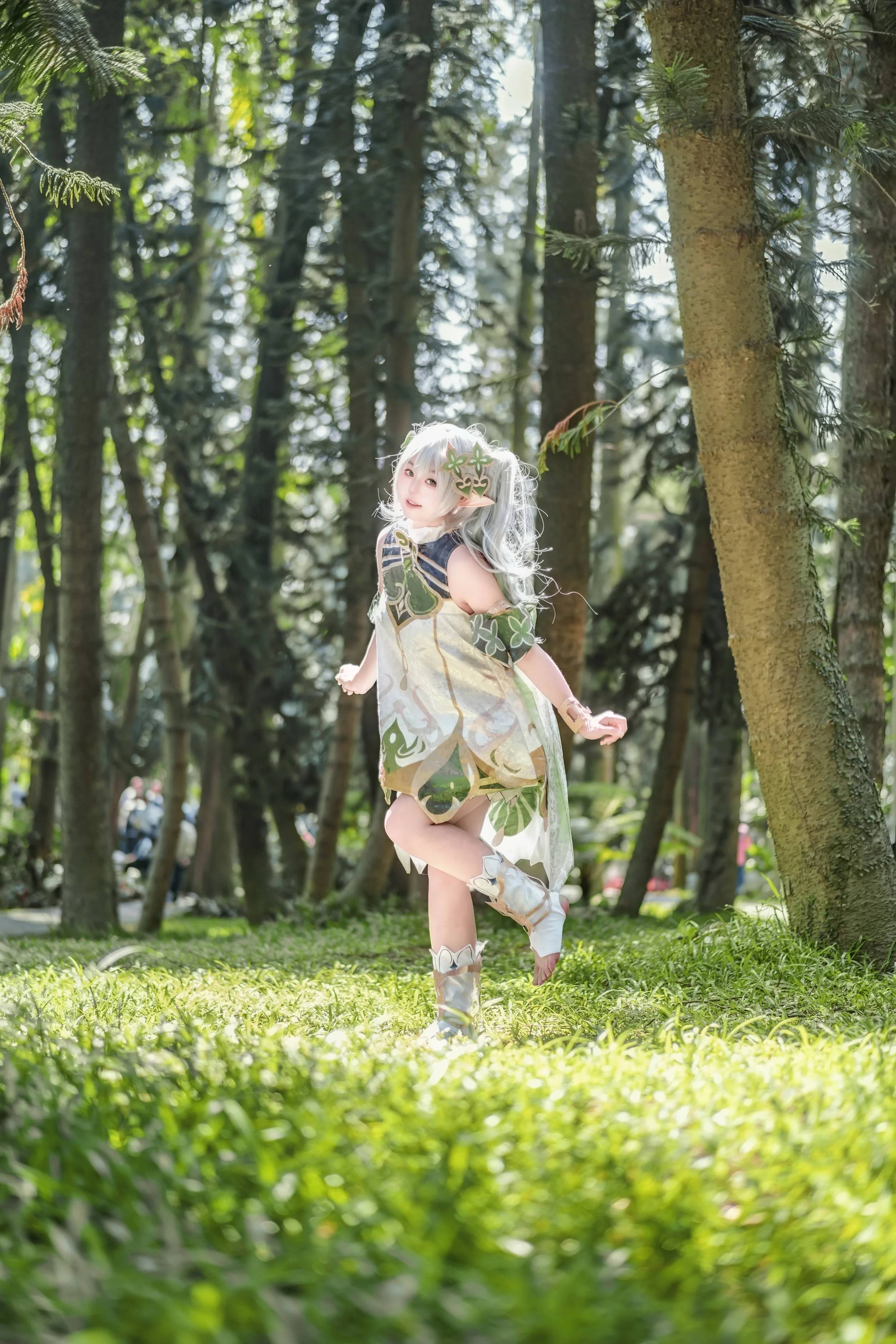 【納西妲cos】林間的小草神，願智慧與綠意常伴 - 第 3 張