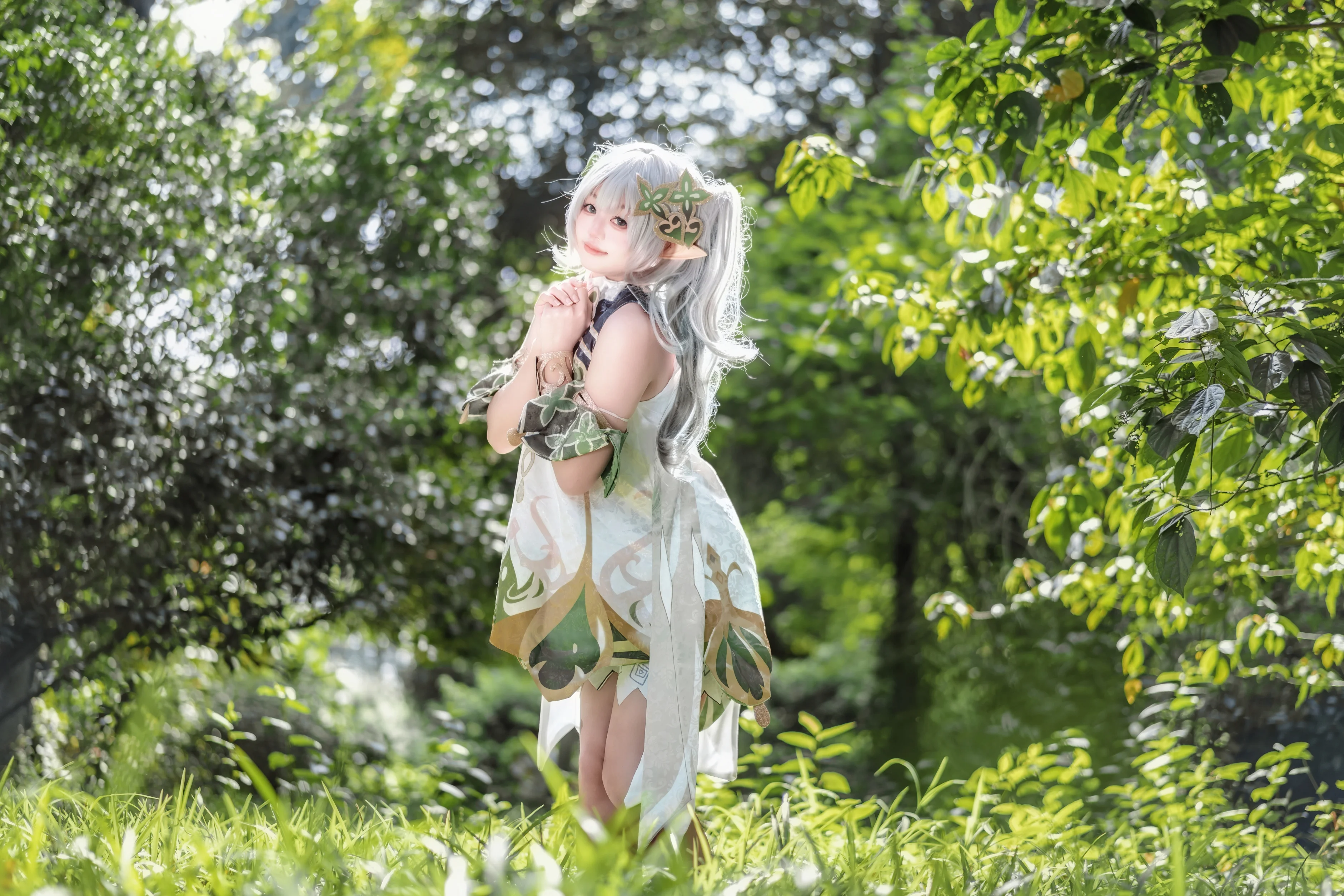 【納西妲cos】林間的小草神，願智慧與綠意常伴 - 第 7 張
