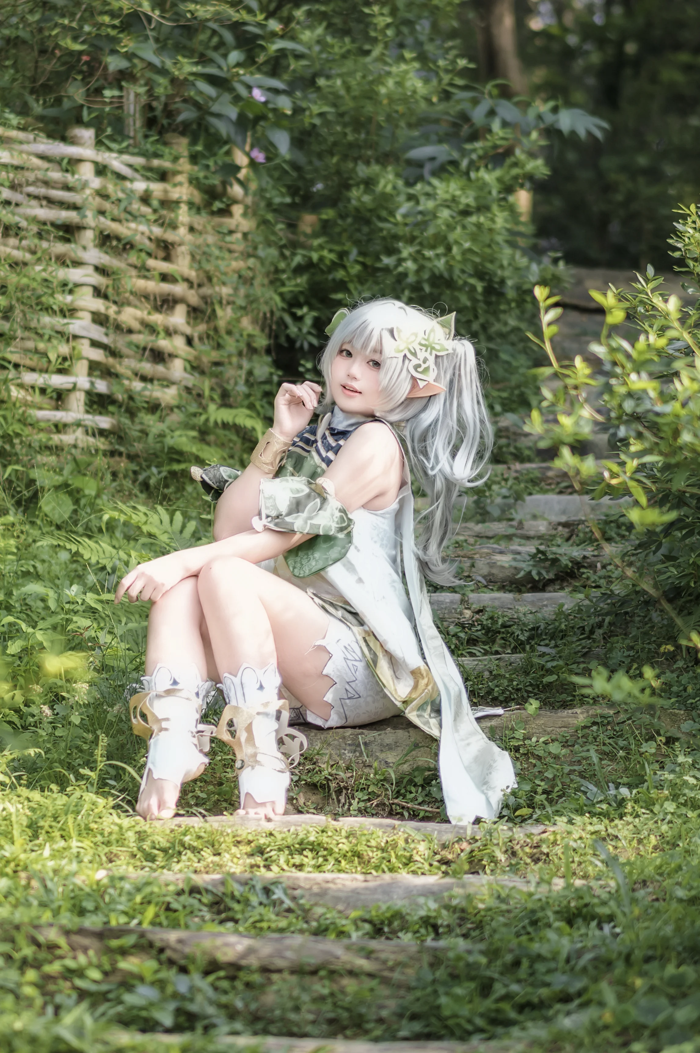 【納西妲cos】林間的小草神，願智慧與綠意常伴 - 第 9 張