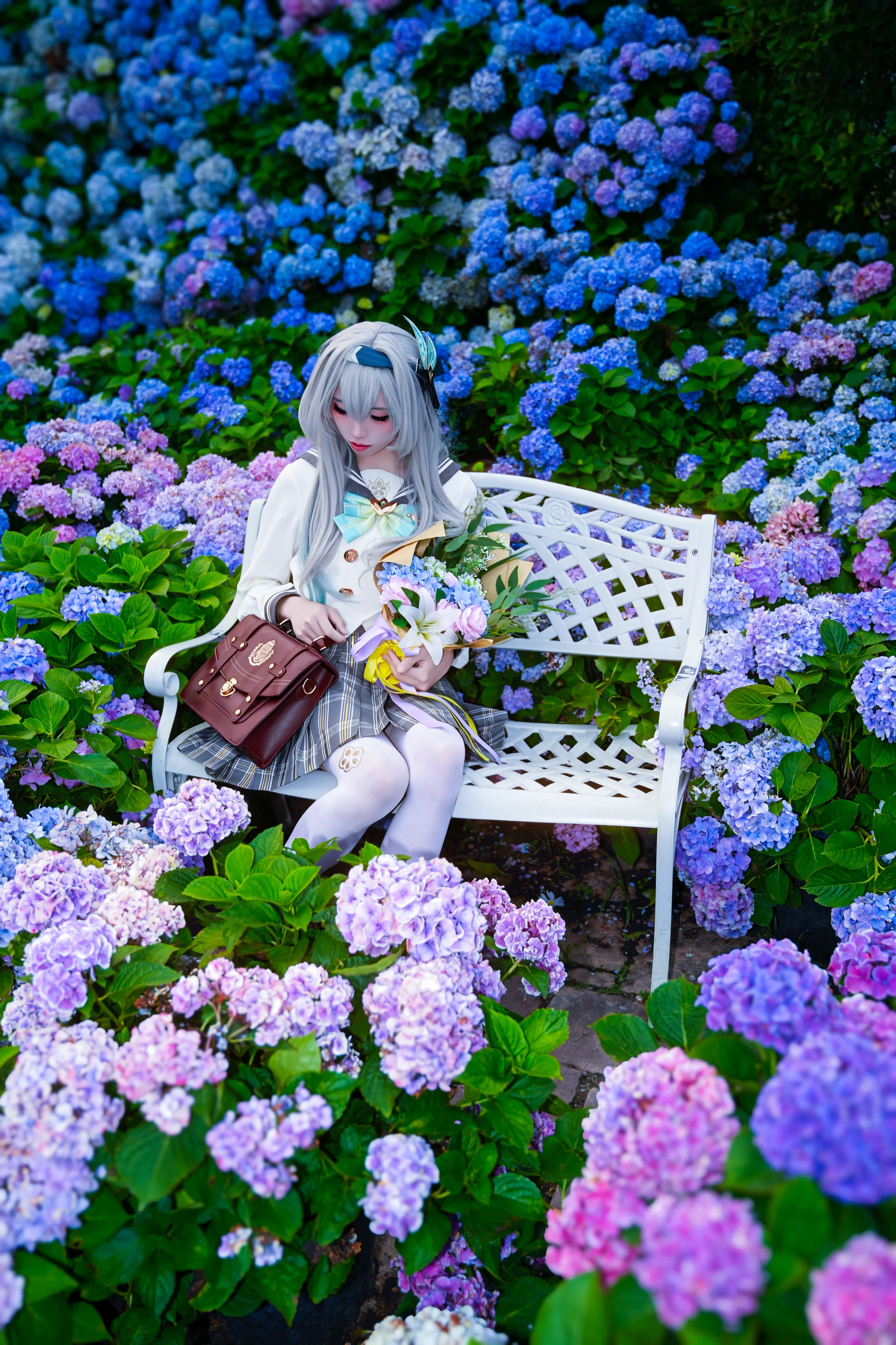 【流萤cos】在绣球花海中，捕捉春日来信的温柔 - 第10张
