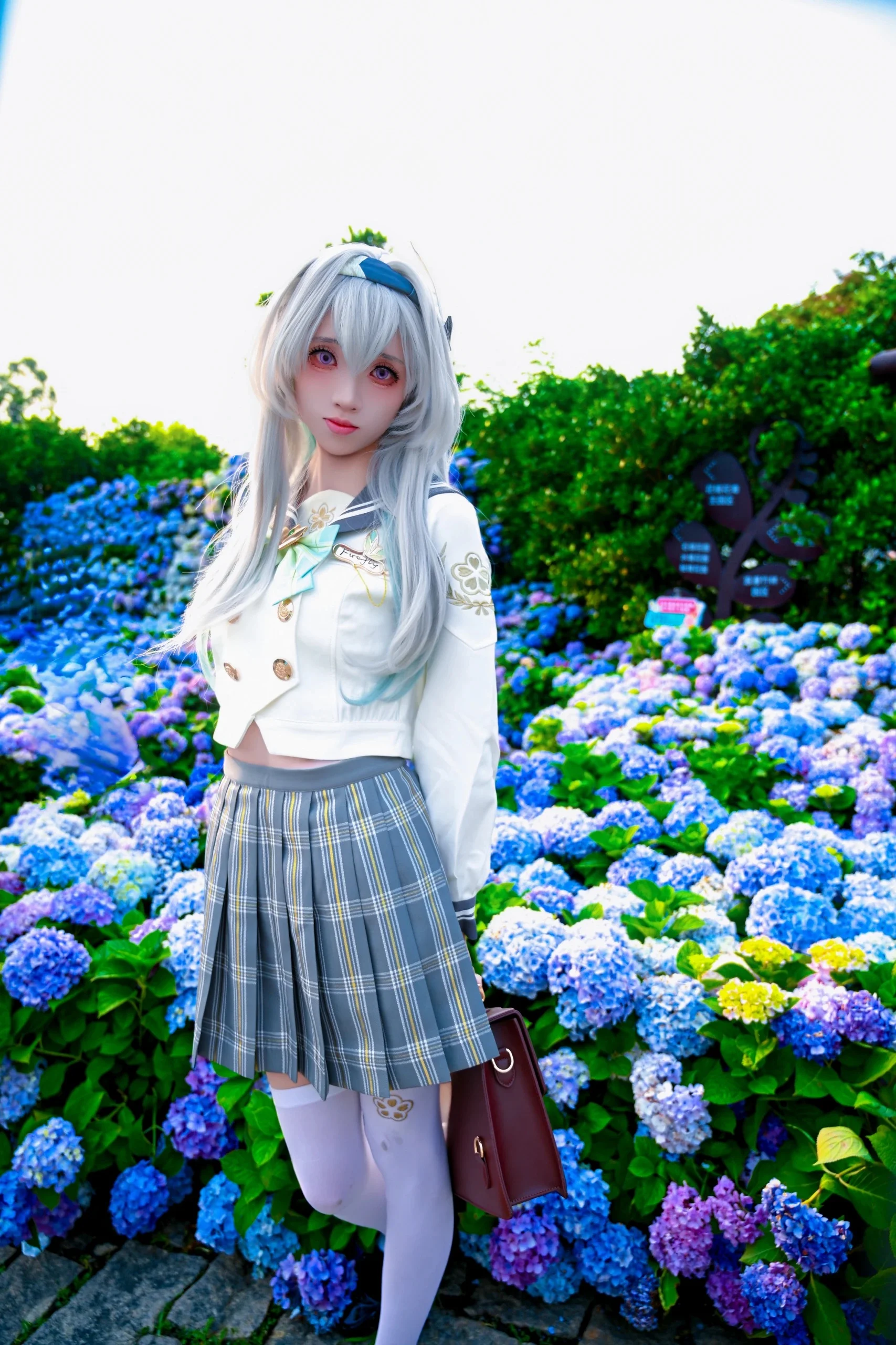 【流萤cos】在绣球花海中，捕捉春日来信的温柔 - 第4张