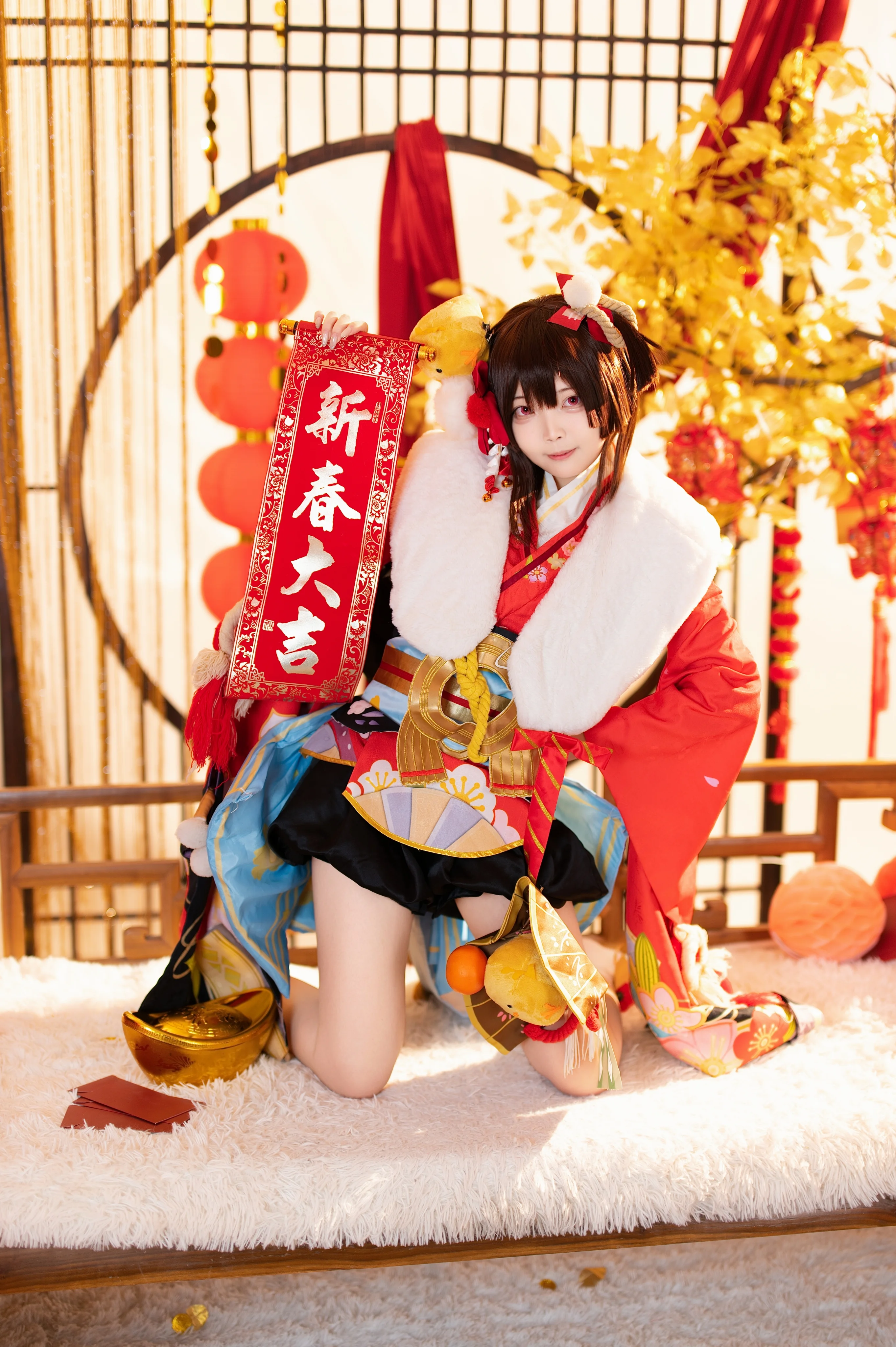 【神乐cos】阴阳师看板娘的新年贺岁片 - 第 3 张