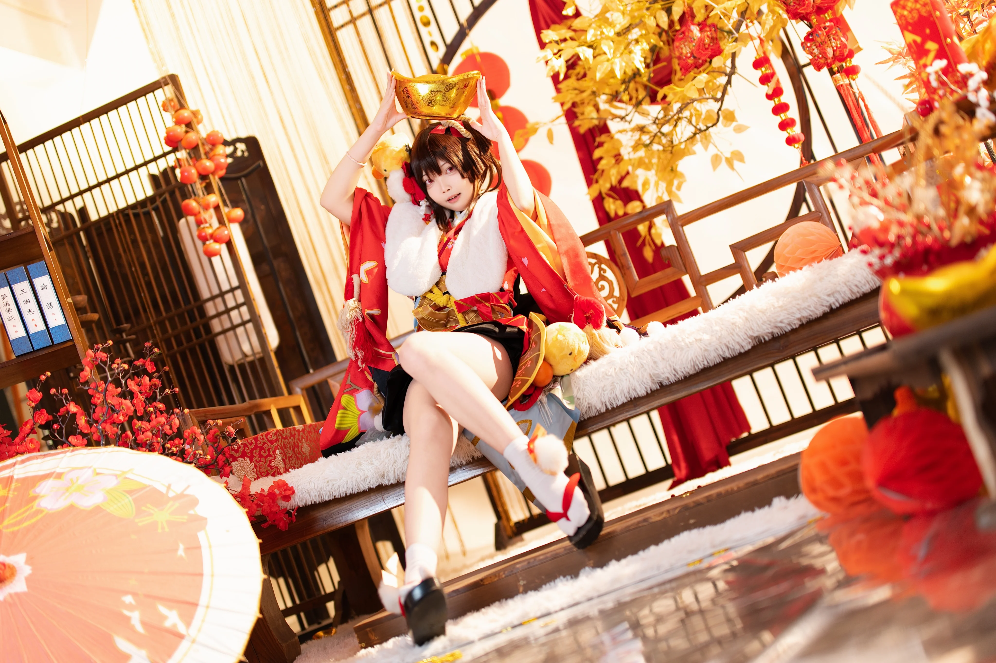 【神乐cos】阴阳师看板娘的新年贺岁片 - 第 4 张