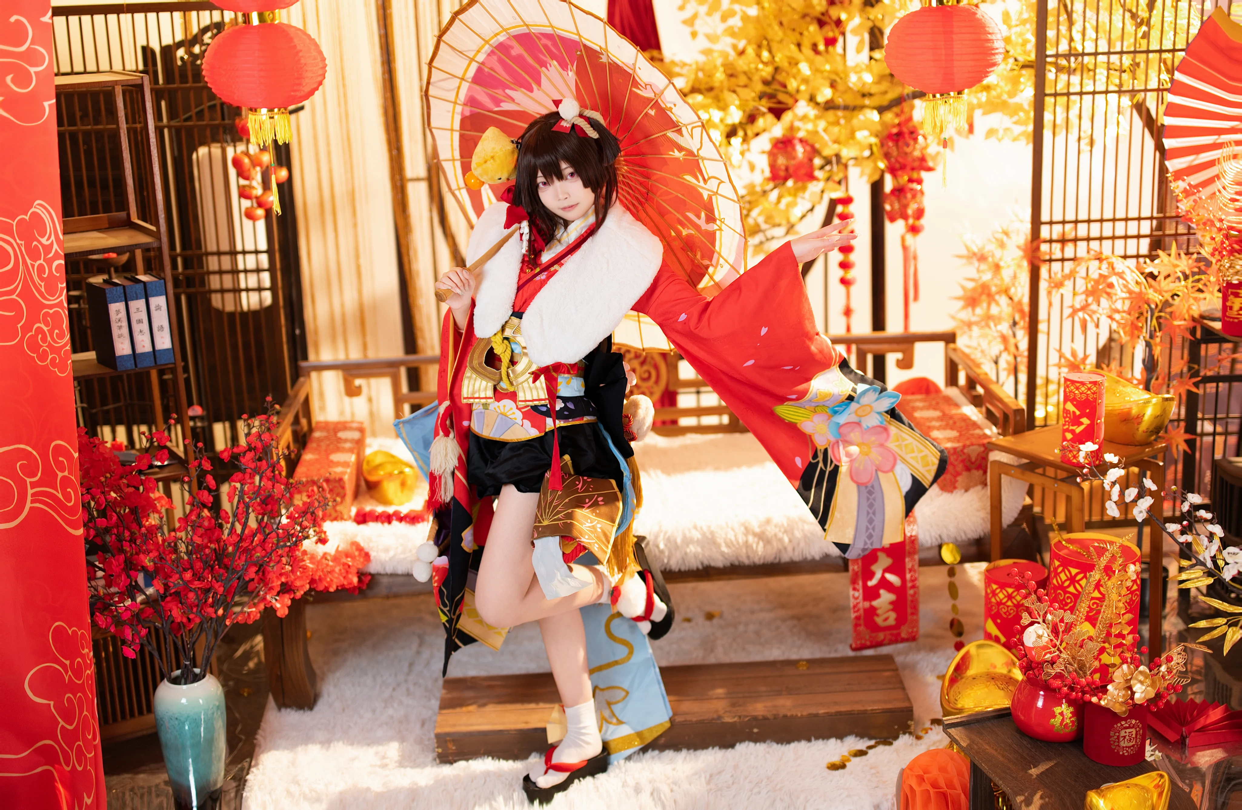 【神乐cos】阴阳师看板娘的新年贺岁片 - 第 5 张