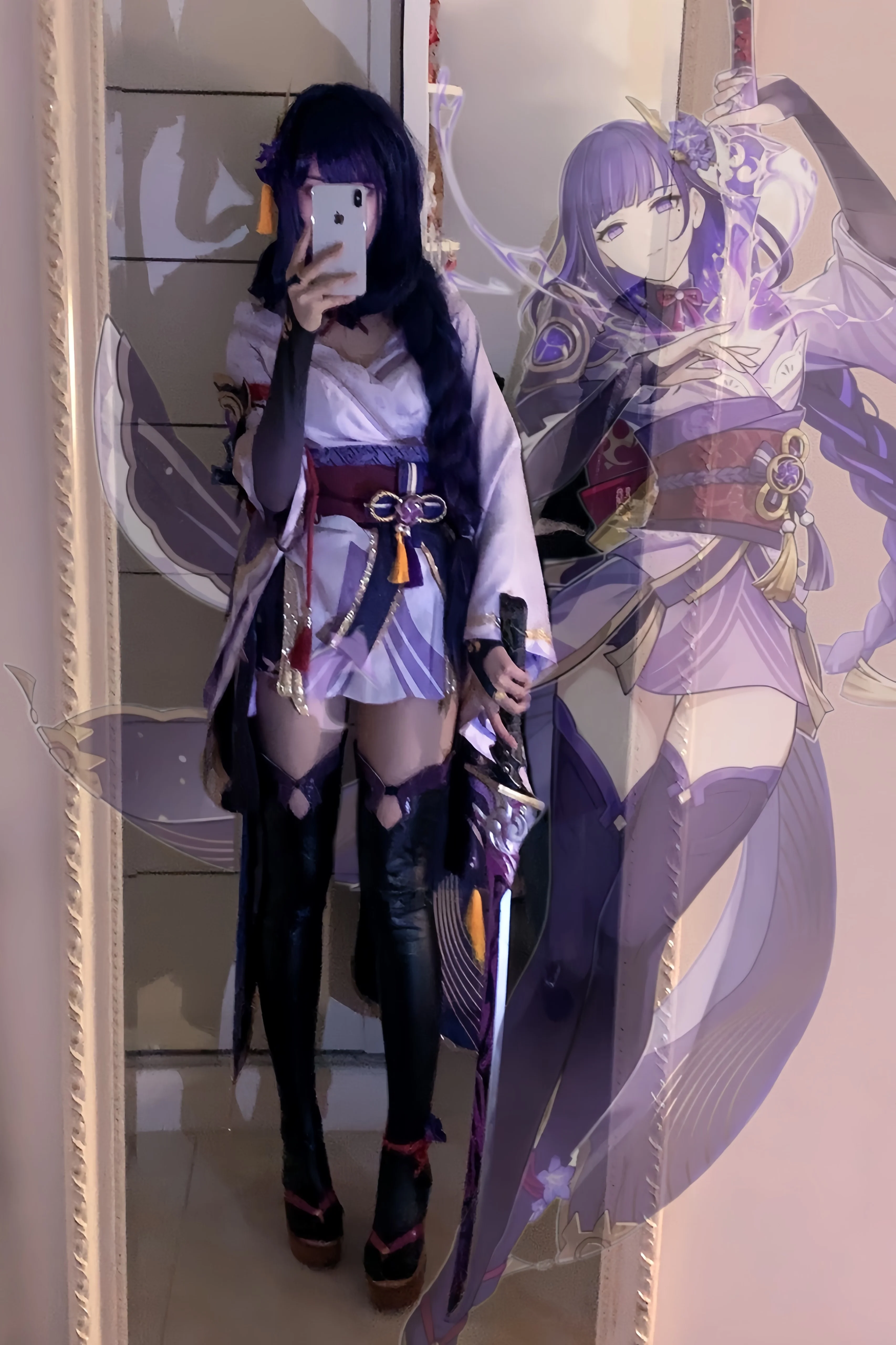 【雷电将军cos】重现稻妻的永恒，这柄太刀的重量感