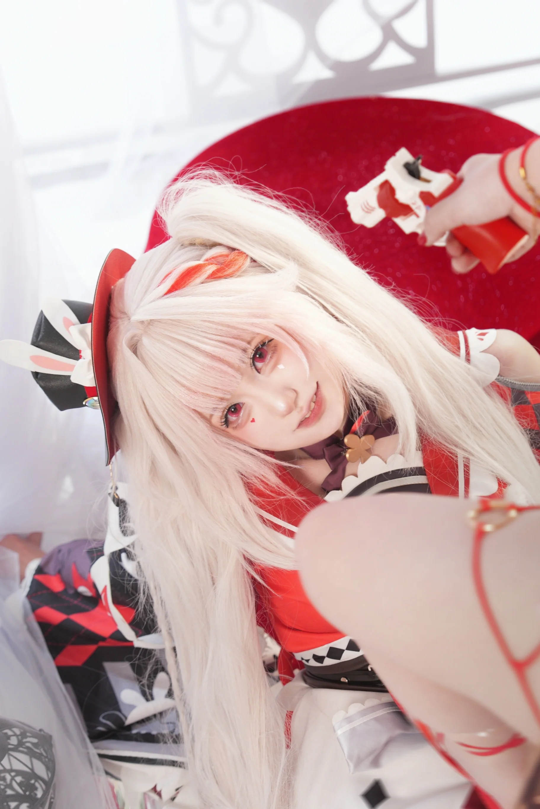 【火花cos】在崩坏星穹铁道里捕捉那一抹灵动的红白色彩 - 第 1 张