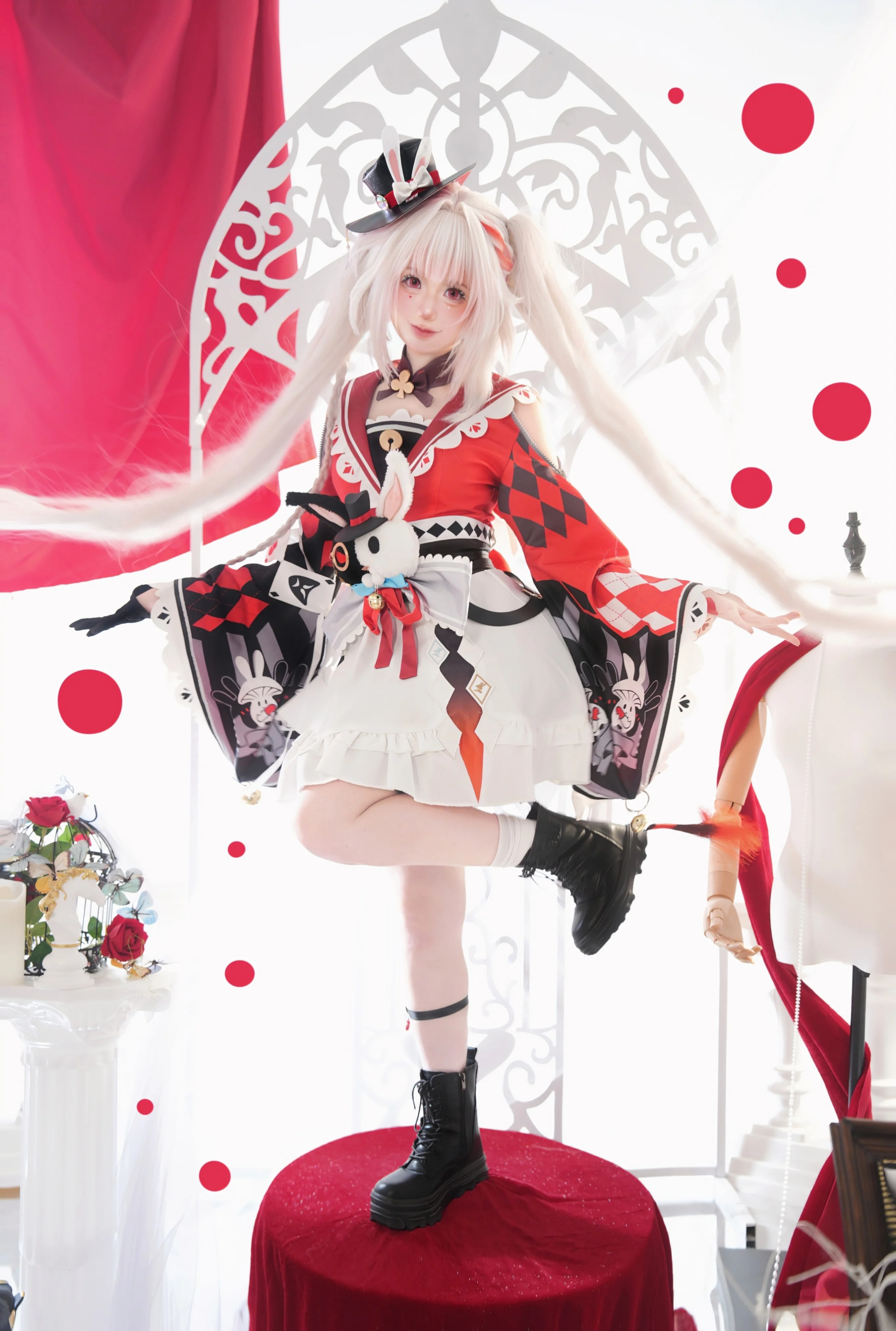 【火花cos】在崩坏星穹铁道里捕捉那一抹灵动的红白色彩