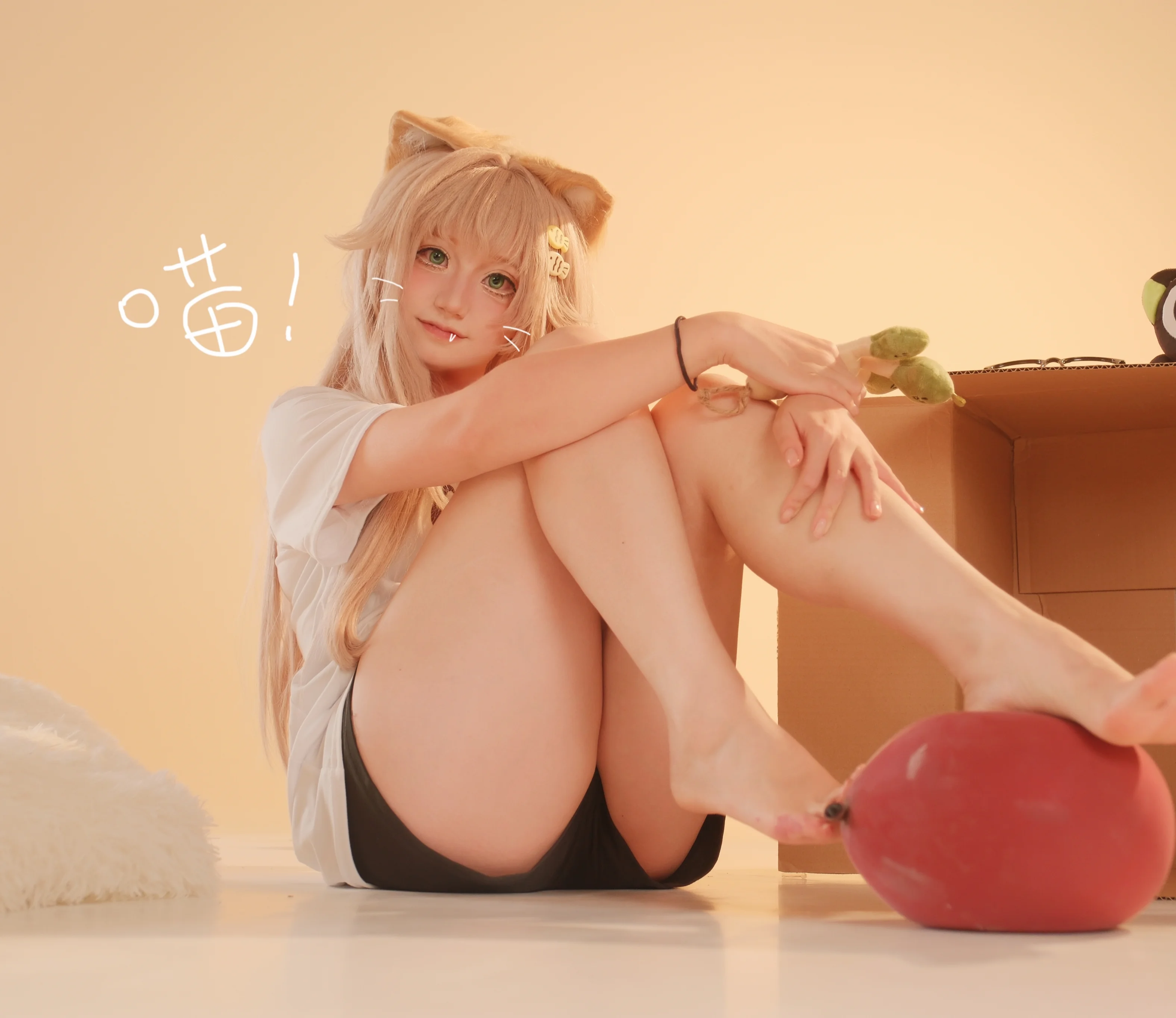 【黄豆粉cos】治愈系猫娘的慵懒日常 - 第 3 张