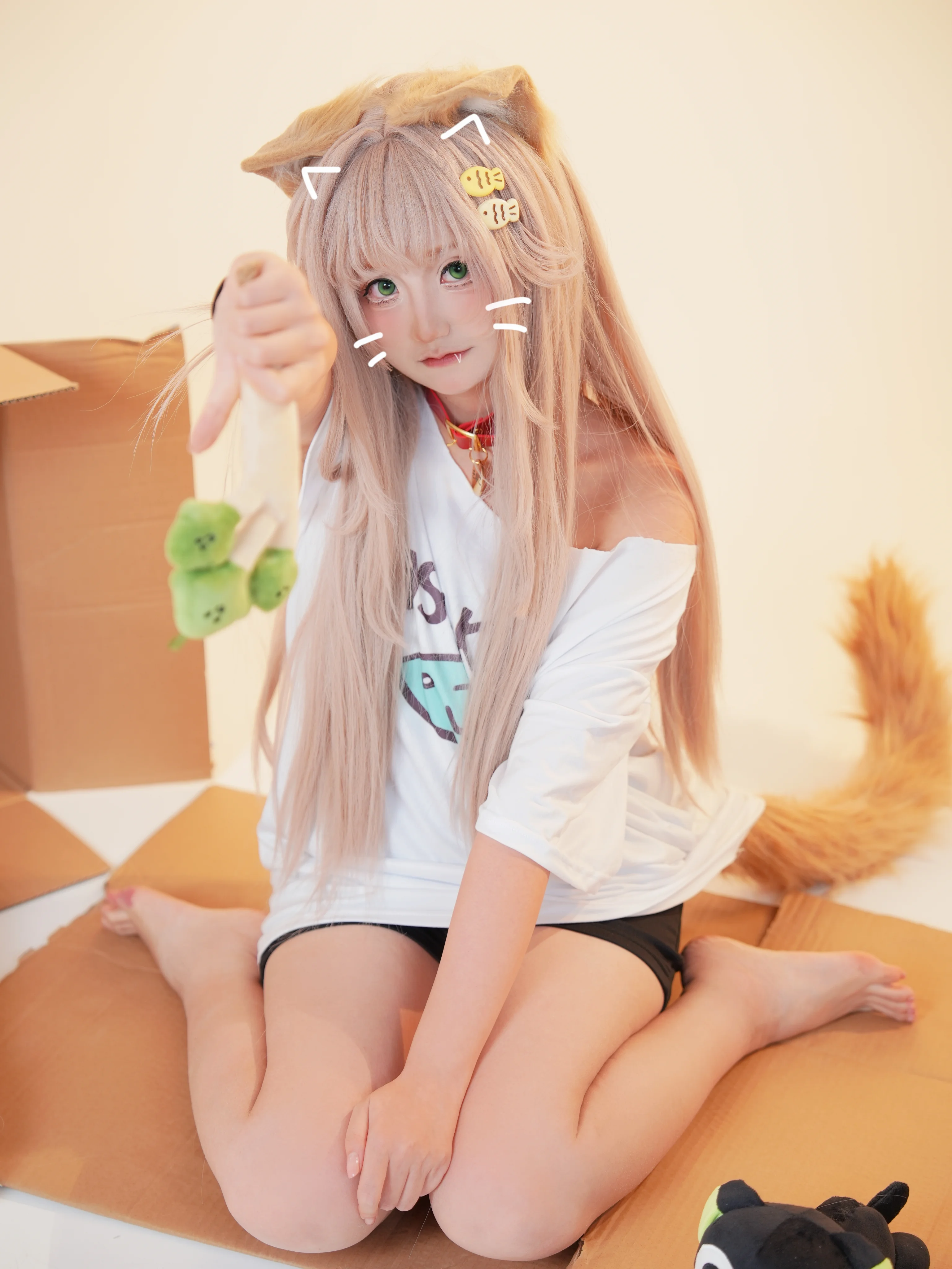 【黄豆粉cos】治愈系猫娘的慵懒日常 - 第 4 张