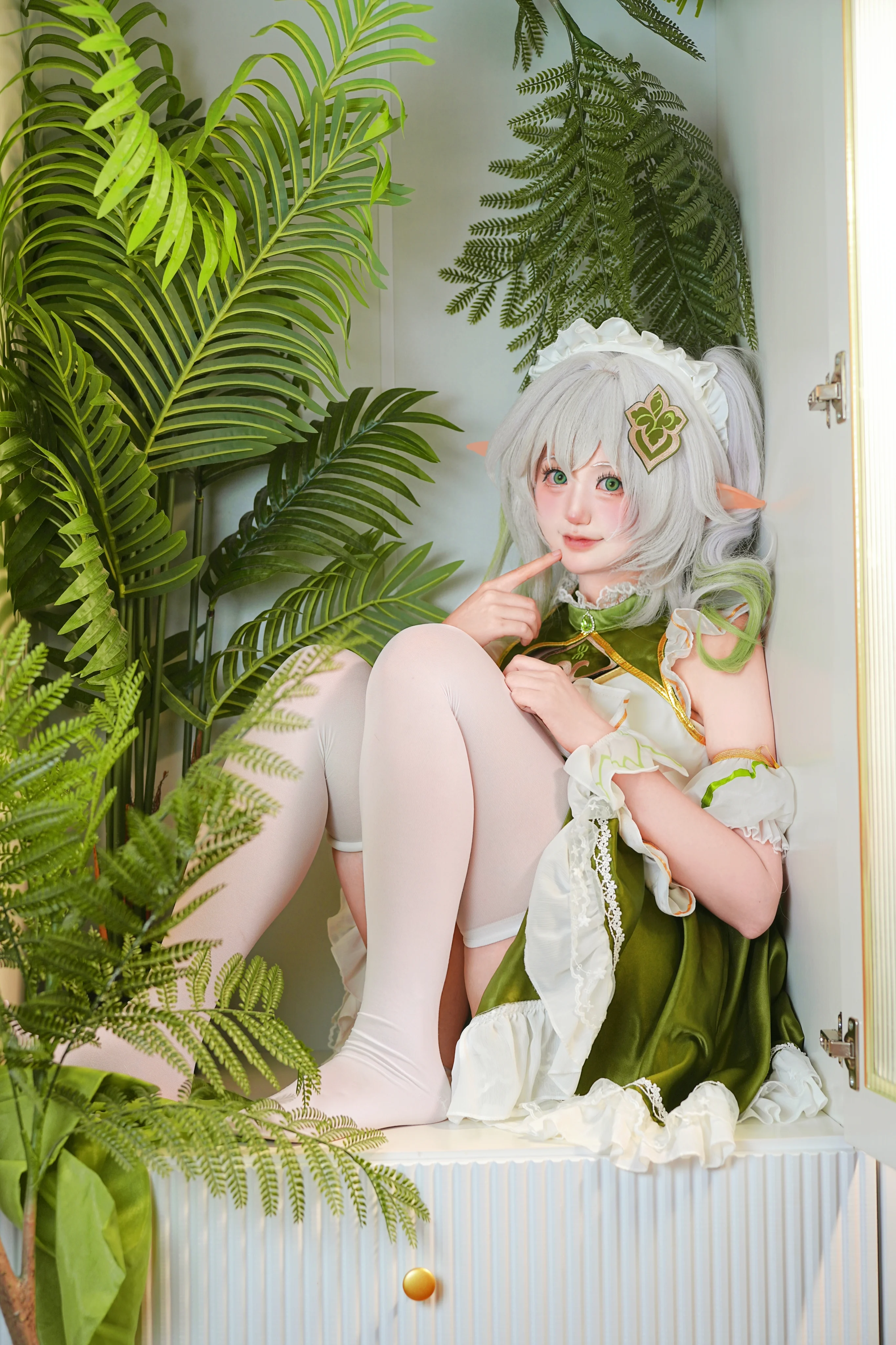 【纳西妲cos】草神的智慧，藏在绿意与光影之间