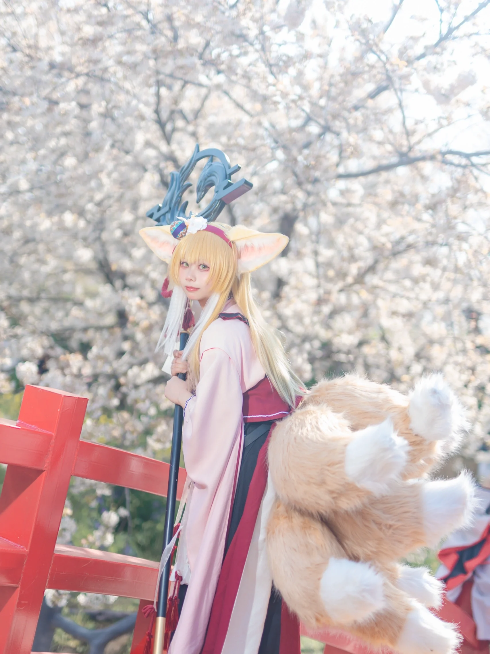 【铃兰cos】明日方舟里的儿童节樱花之约