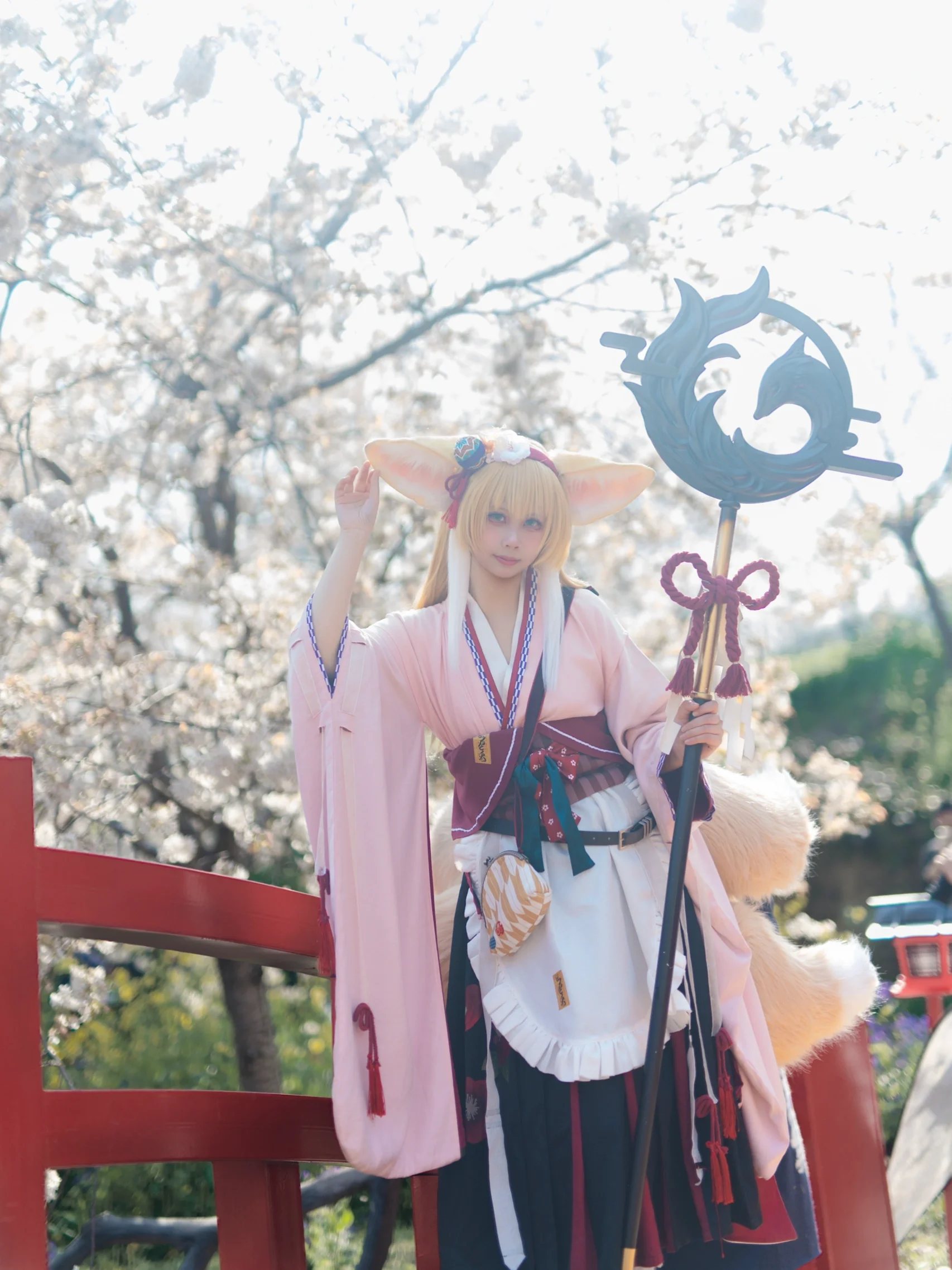 【铃兰cos】明日方舟里的儿童节樱花之约 - 第 3 张
