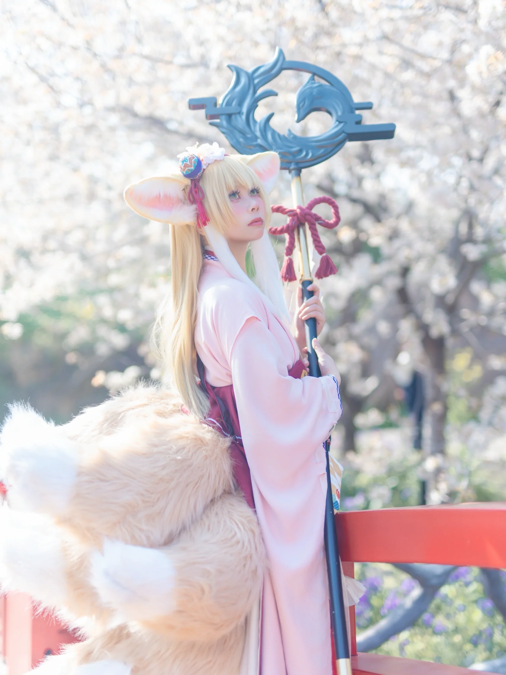 【铃兰cos】明日方舟里的儿童节樱花之约 - 第 4 张