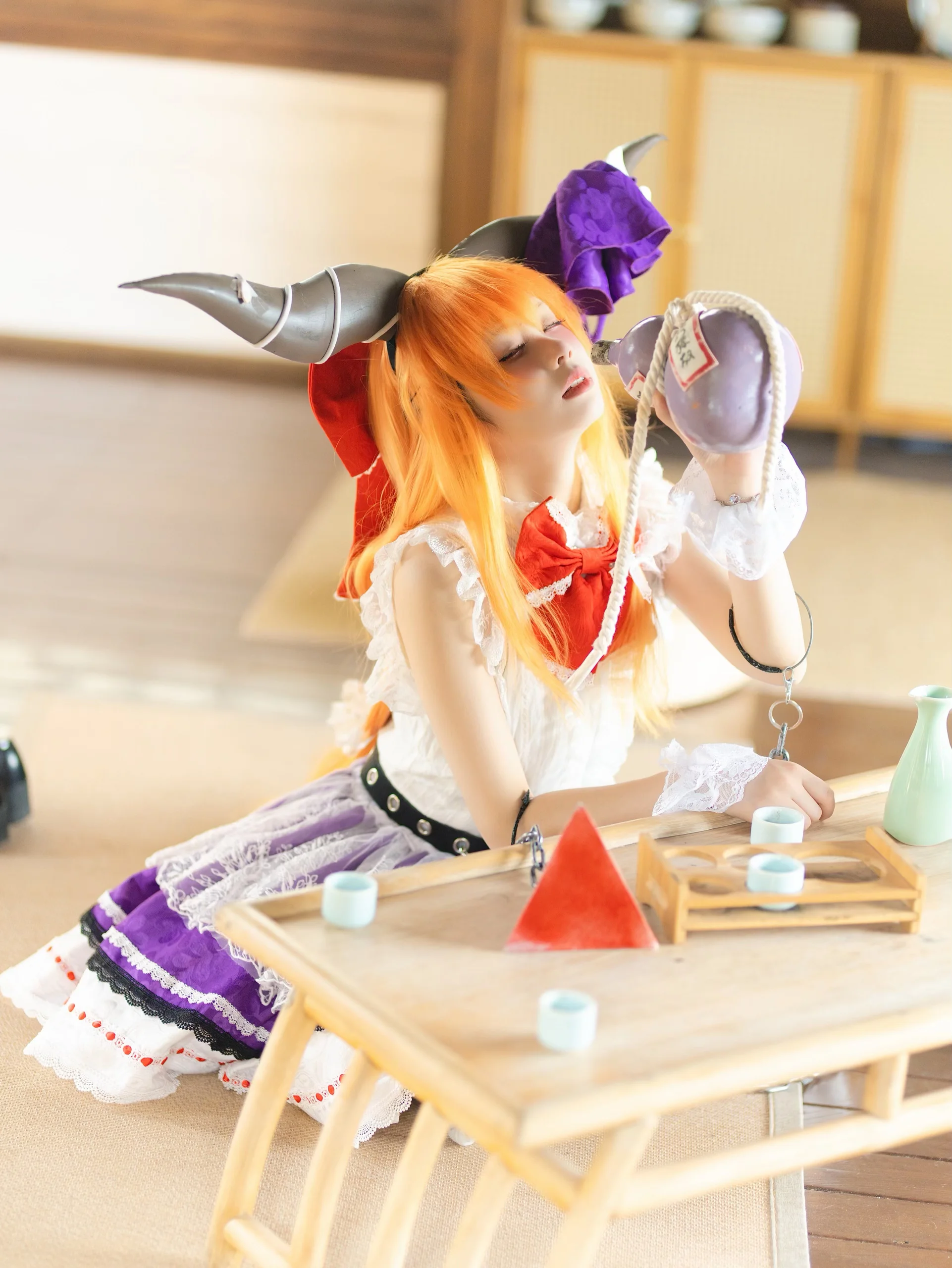 【伊吹萃香cos】东方Project里的贪杯鬼