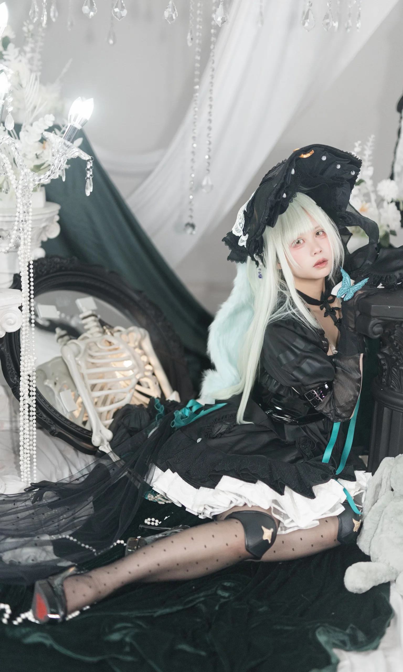 【若葉睦コスプレ】Ave Mujica（頌楽人形）に宿る静寂と壊れそうな美しさ（破碎感） - 7 枚目