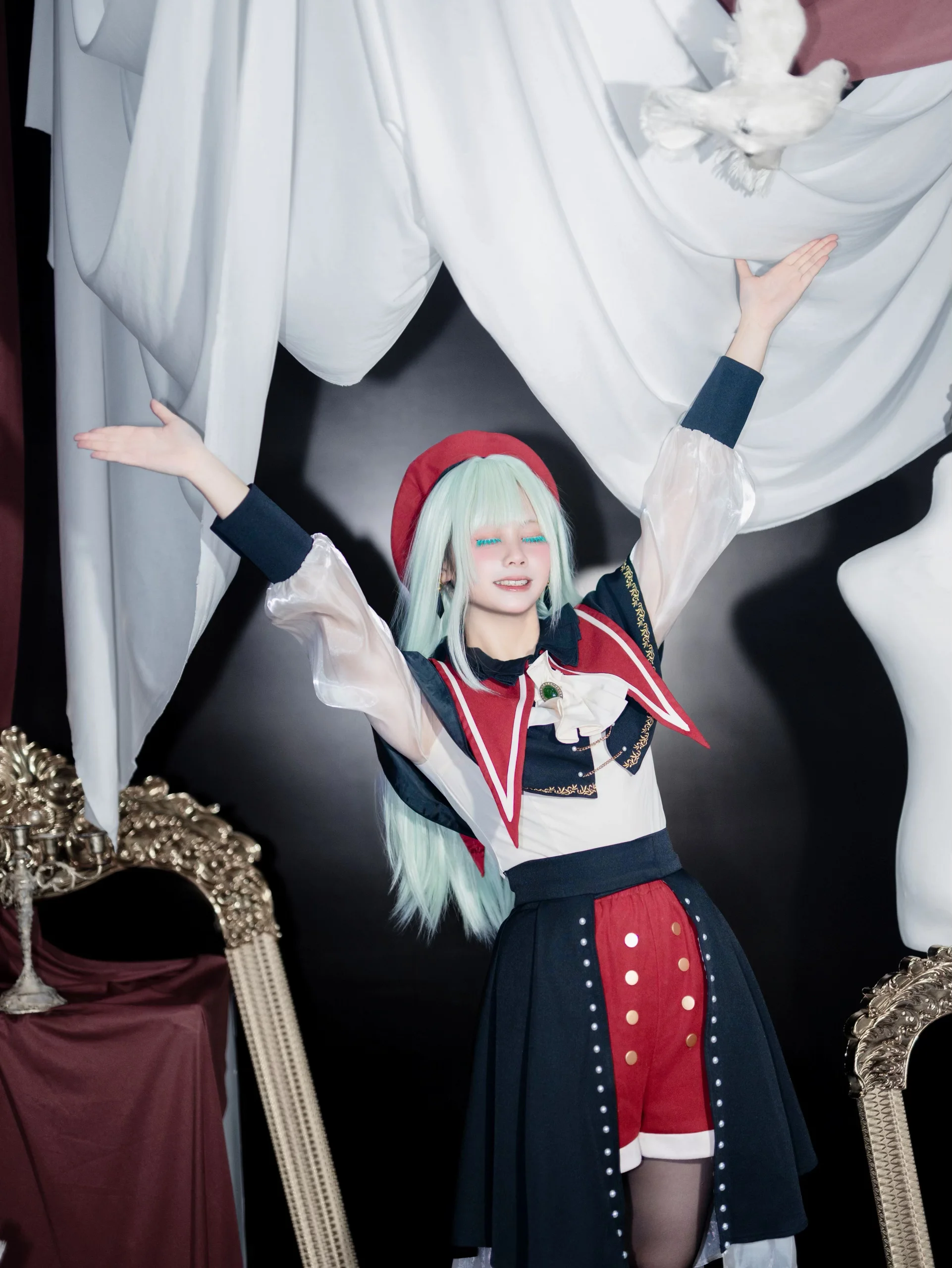 【若葉睦cos】Mortis時間到，拍了一組頌樂人偶的劇照感大片 - 第 1 張