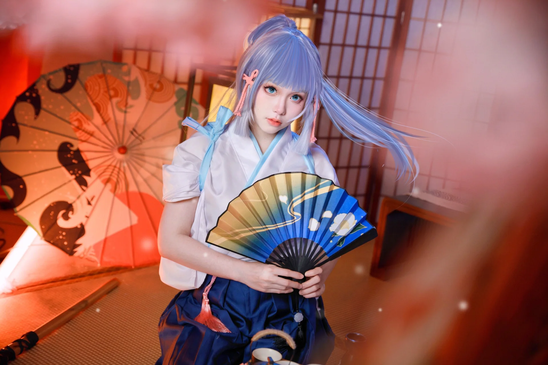 【神里绫华cos】剑道服白鹭公主的帅气瞬间 - 第 4 张