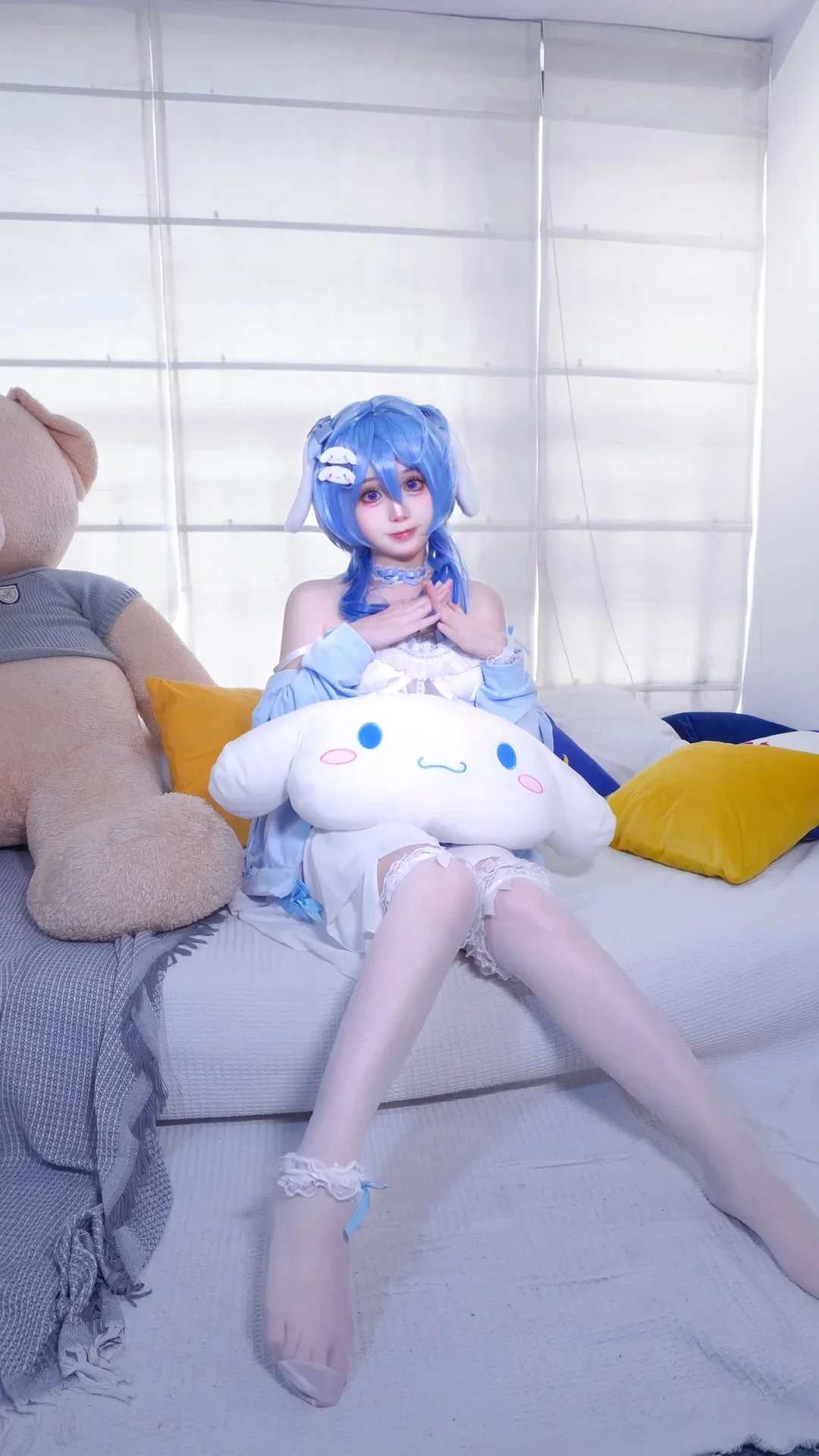 【甘雨cos】玉桂狗与甘雨的梦幻联动，喜茶联名款太绝啦 - 第 3 张