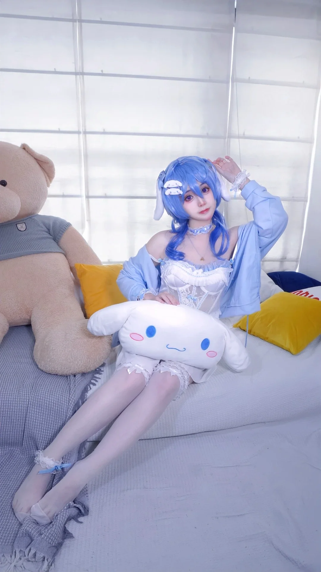 【甘雨cos】玉桂狗与甘雨的梦幻联动，喜茶联名款太绝啦 - 第 4 张