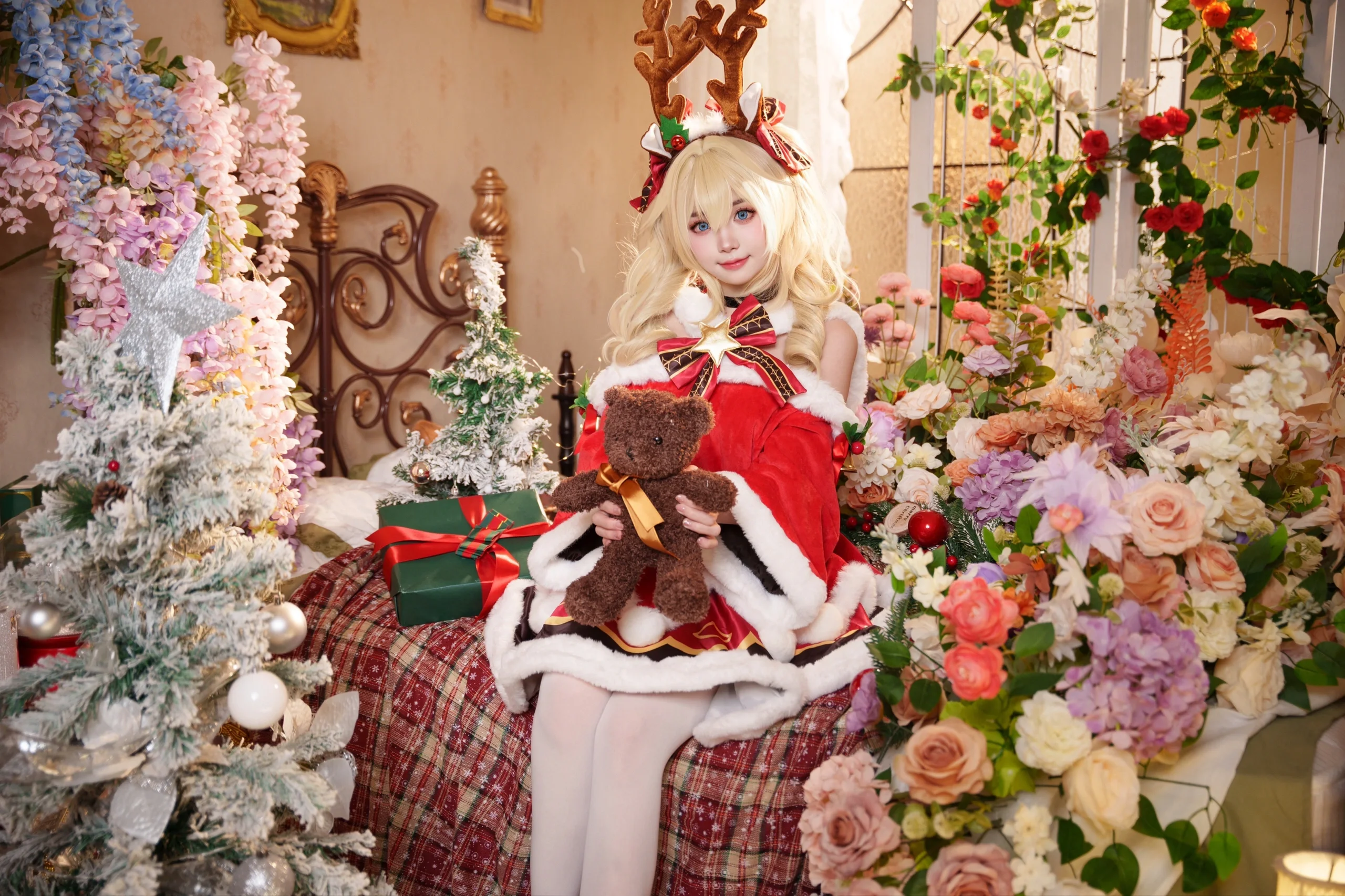 【芭芭拉cos】原神蒙德城的治癒之光，聖誕限定版存貨 - 第 4 張