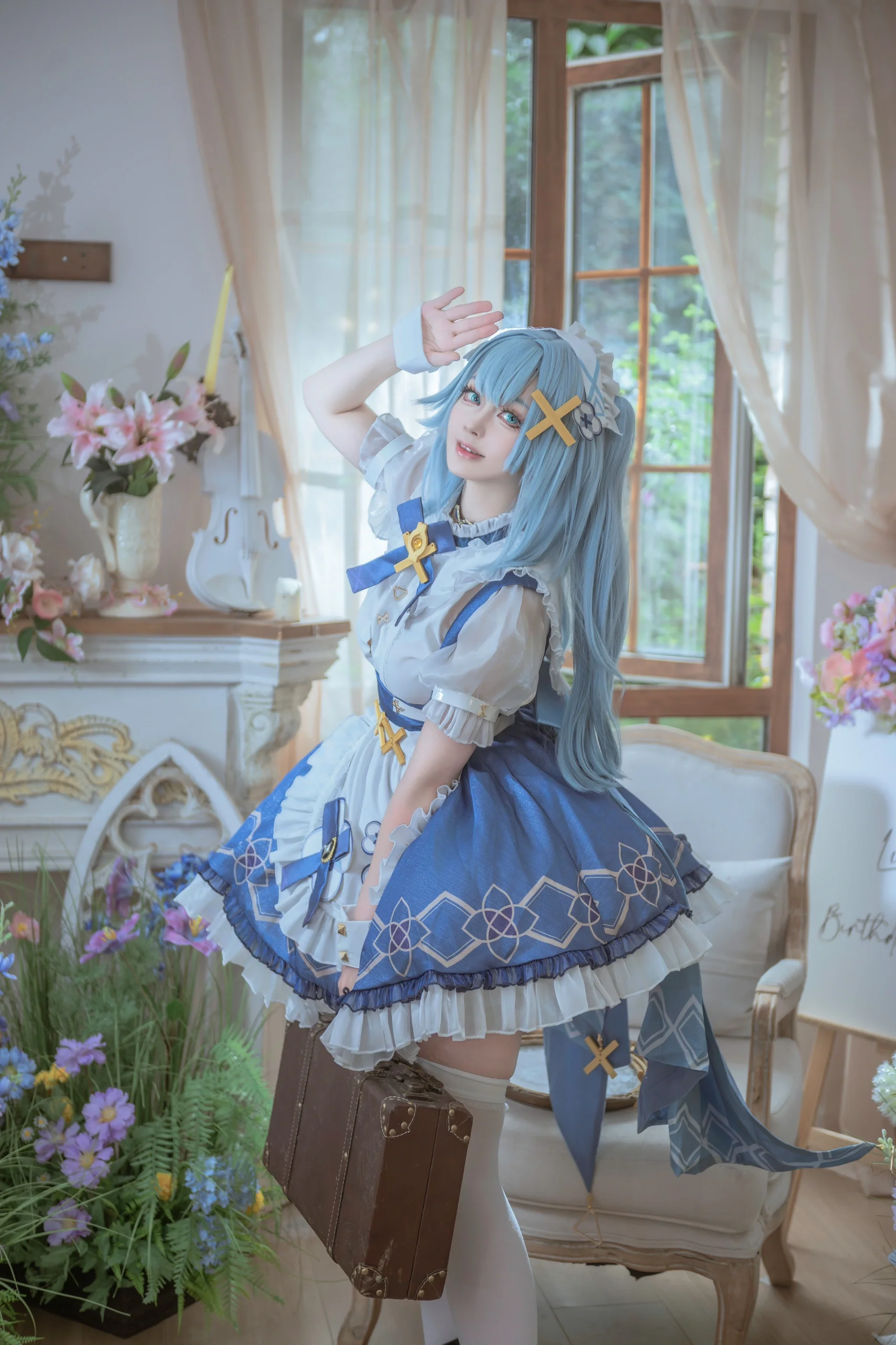 【珐露珊cos】原神里的韩式咖啡厅女仆
