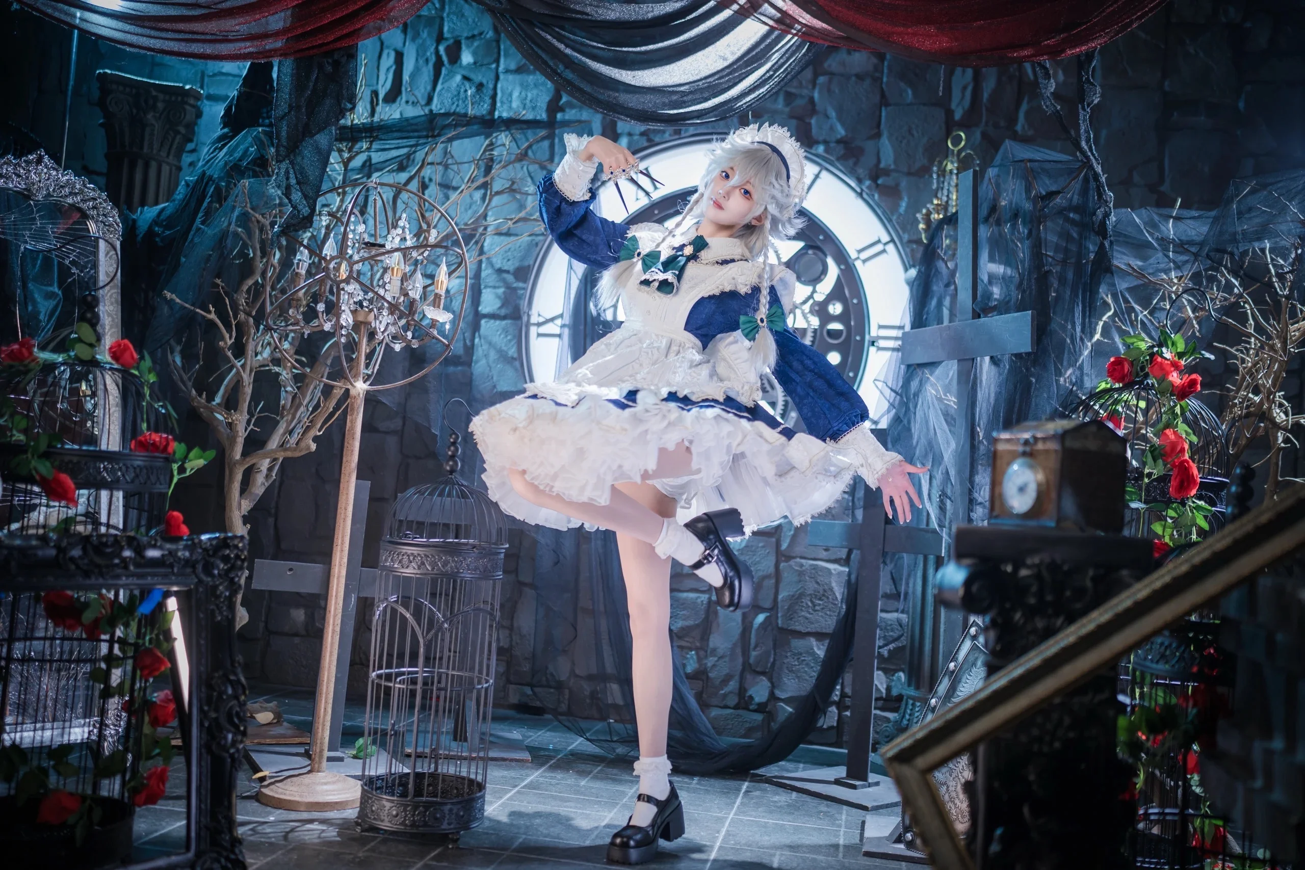 【咲夜cos】Touhou Project 里的时间掌控者 - 第3张