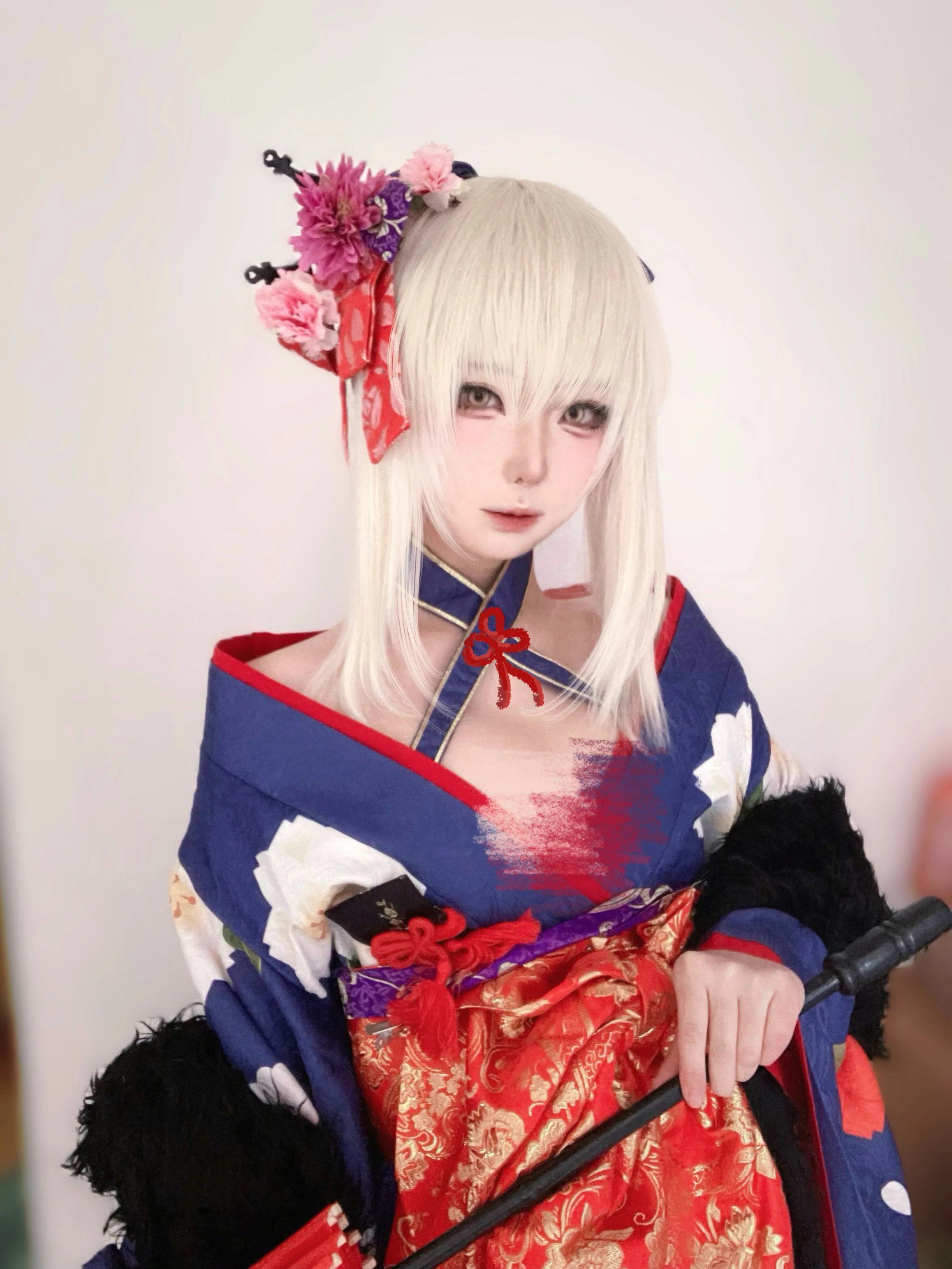 【黑呆cos】FGO花魁造型，去年舊照重修的儀式感