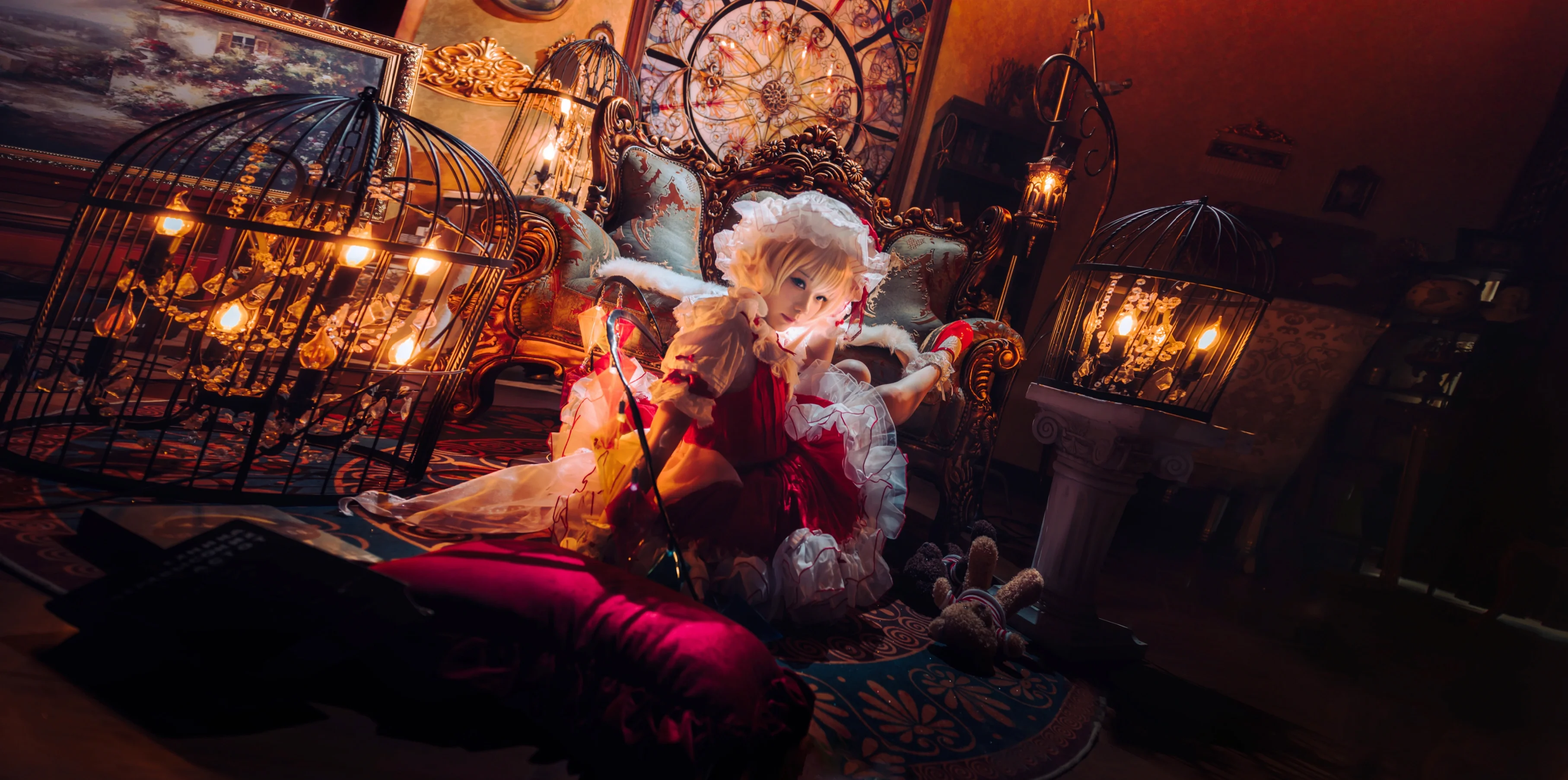 【芙蘭朵露cos】紅魔館的暗夜，吸血鬼妹妹的私密時刻