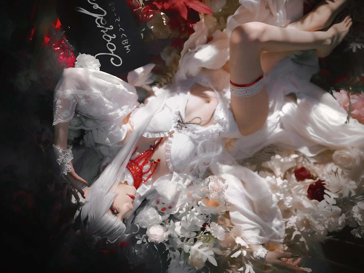 【可可莉克cos】無期迷途，純白蕾絲與猩紅交錯的視界 - 第 6 張