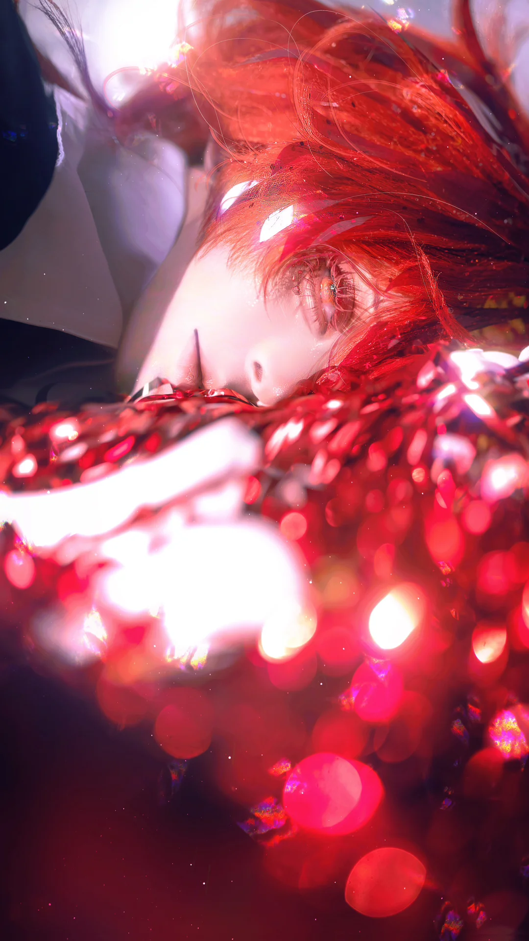 【Padparadscha cosplay】The Brilliant Crimson Beauty of Land of the Lustrous, Gem People Between Light and Shadow - Image 2