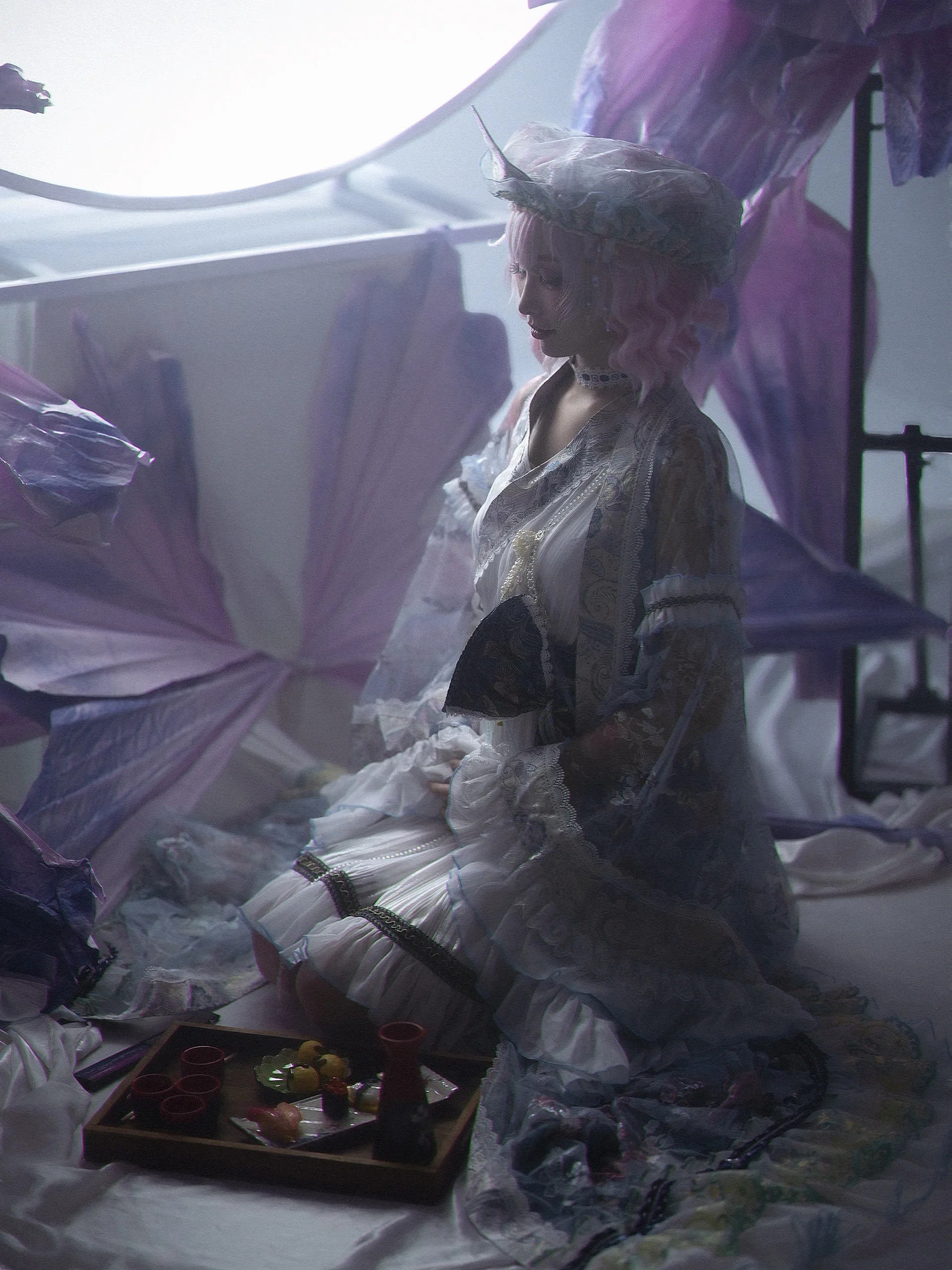 【西行寺幽幽子cos】西行妖下的櫻色幻想，東方project的幽寂美學 - 第 5 張
