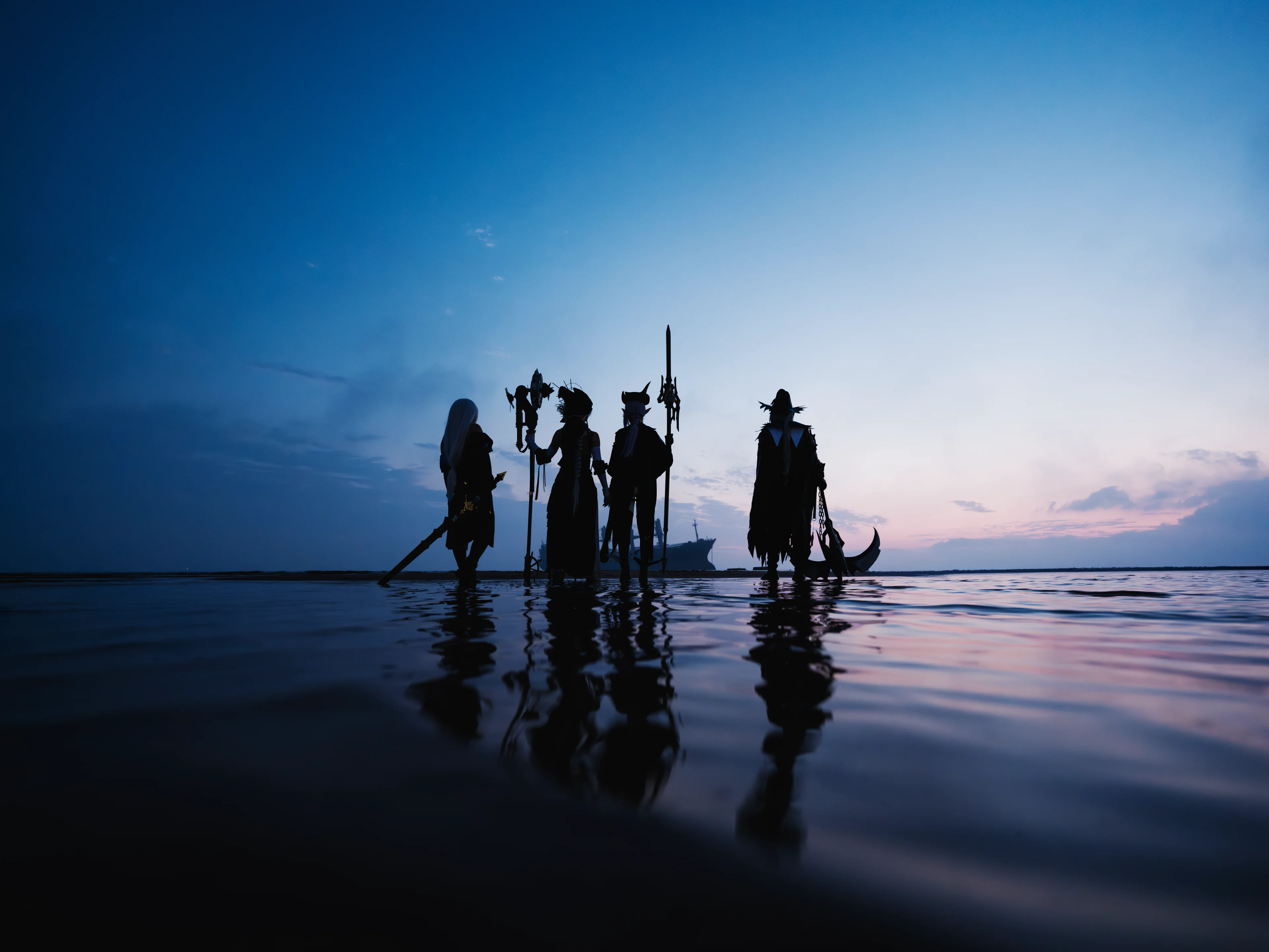 【アークナイツ深海チームコスプレ】潮が引いた後のハンター集結 - 5 枚目