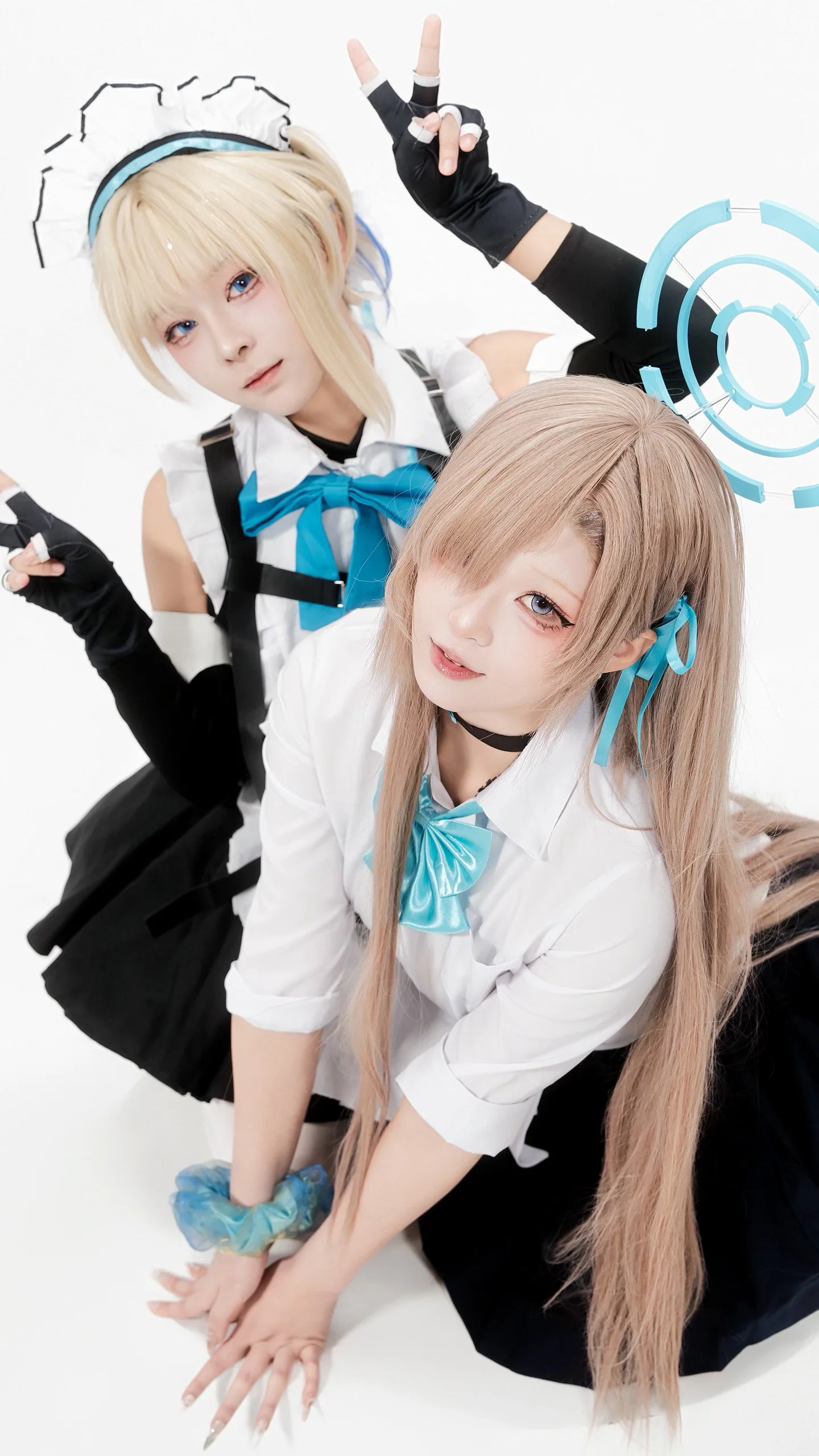 科技感十足的二次元女仆风双人Cosplay - 第 11 张