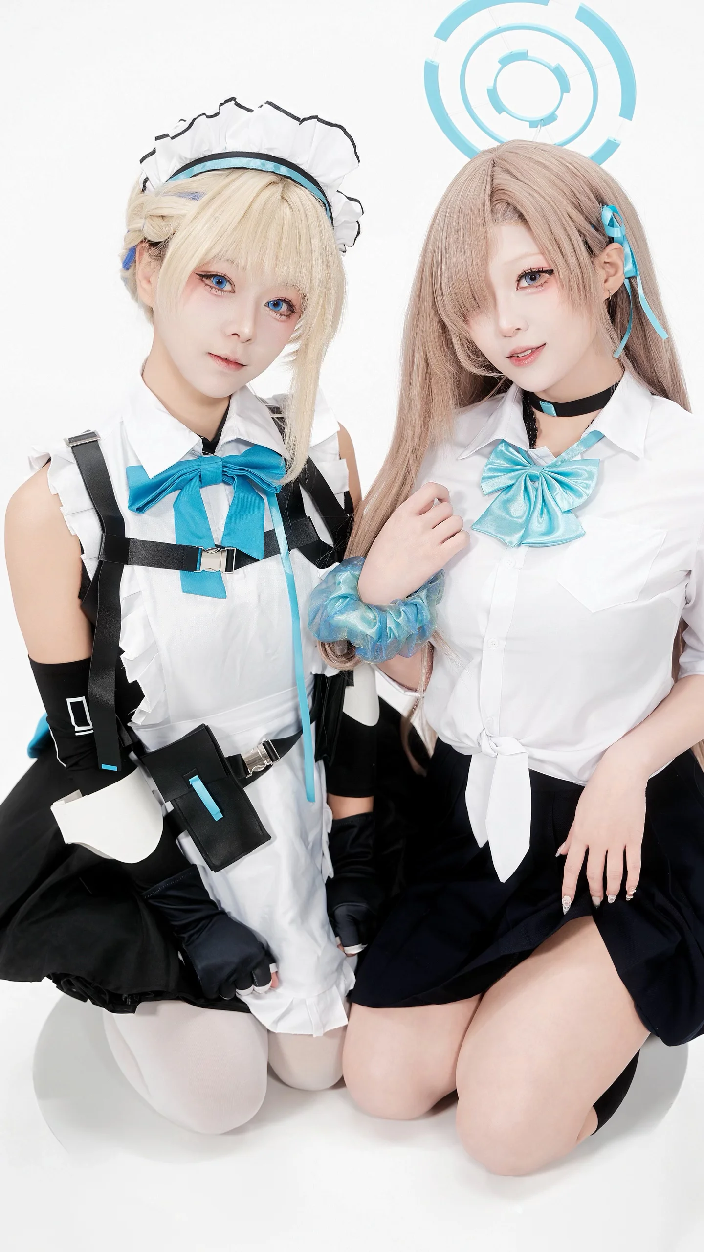 科技感十足的二次元女仆风双人Cosplay - 第 13 张