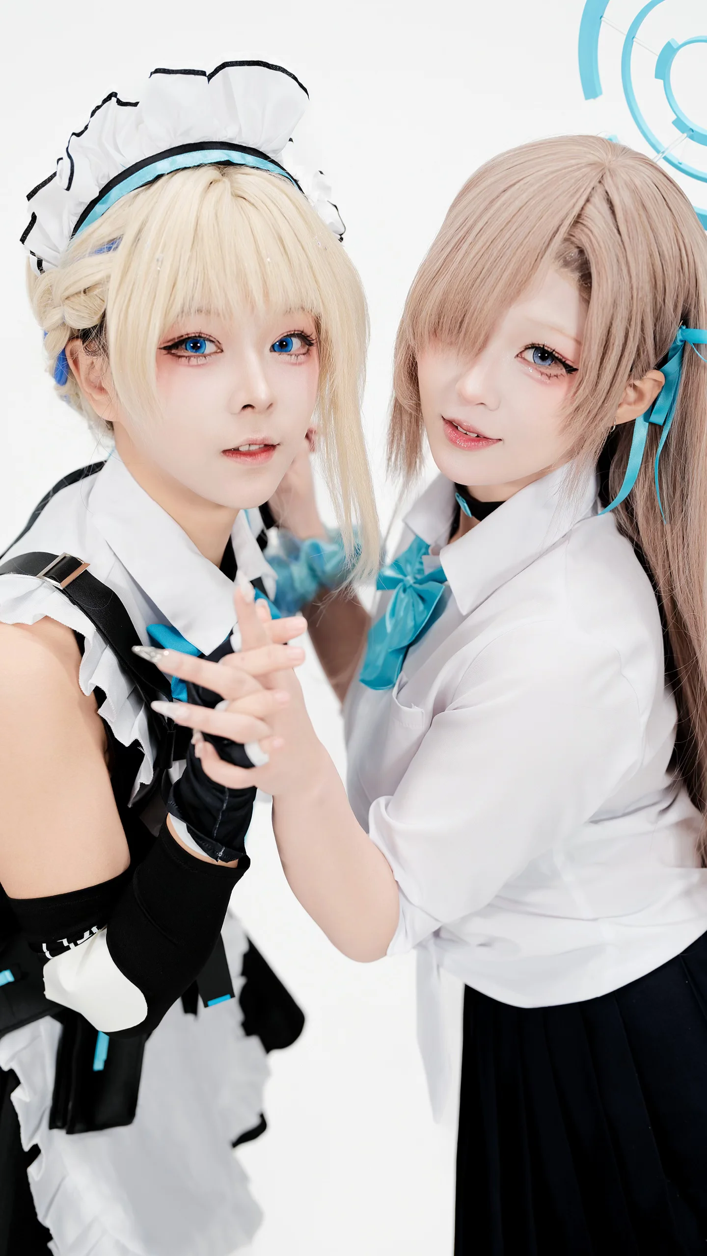 科技感十足的二次元女仆风双人Cosplay - 第 4 张