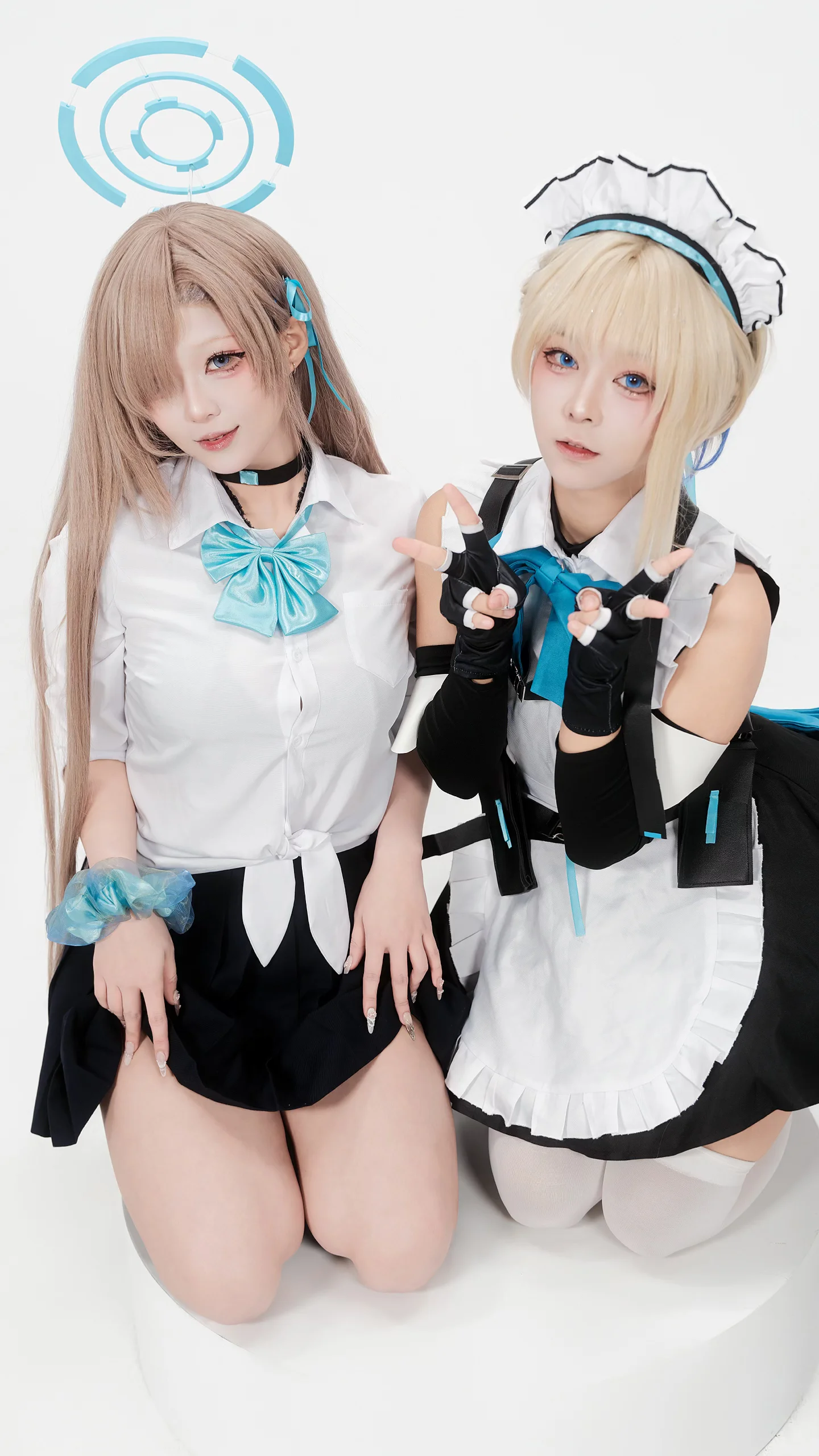 科技感十足的二次元女仆风双人Cosplay - 第 5 张