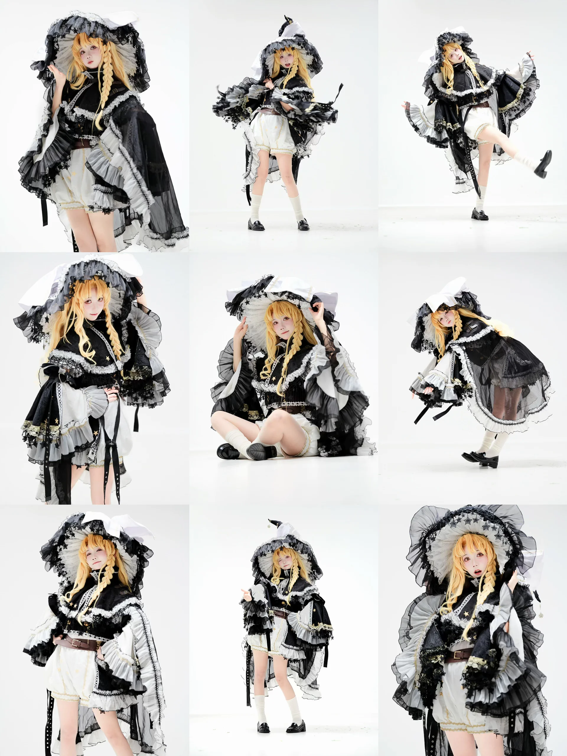 【雾雨魔理沙cos】东方Project的黑白魔法使，动感捕捉分享 - 第 1 张