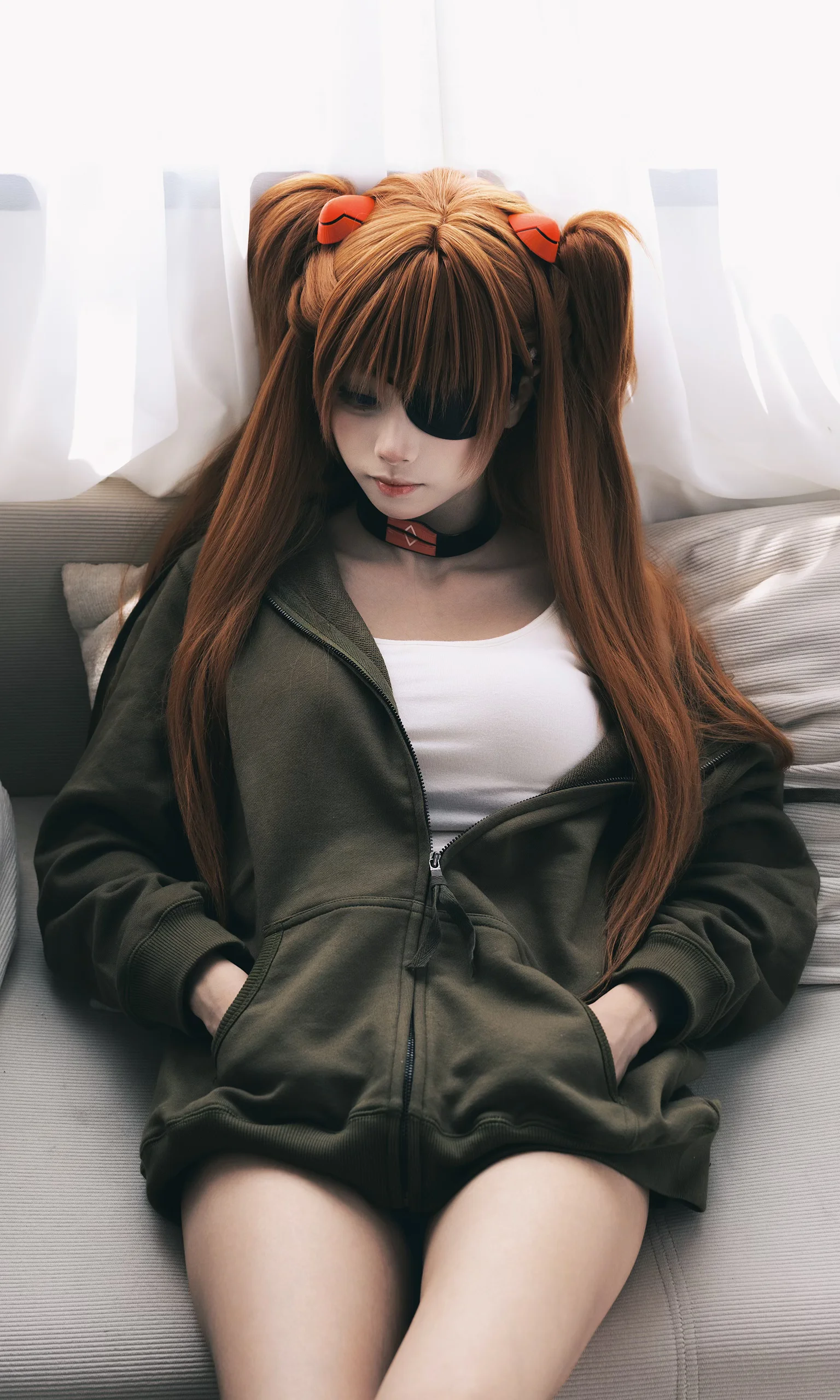 【明日香cos】EVA福音战士，窗边的午间慵懒日常 - 第 2 张