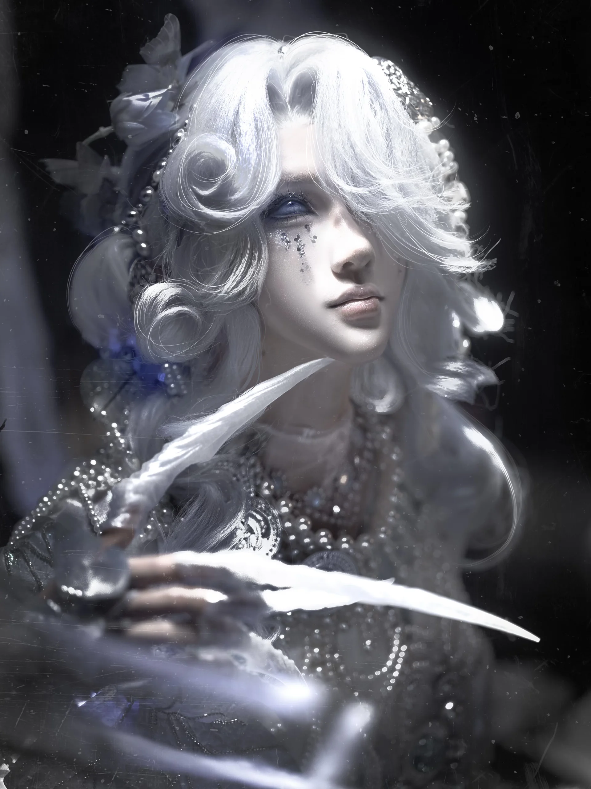 【女王蜂cos】第五人格银白秘境中的优雅狩人 - 第 2 张