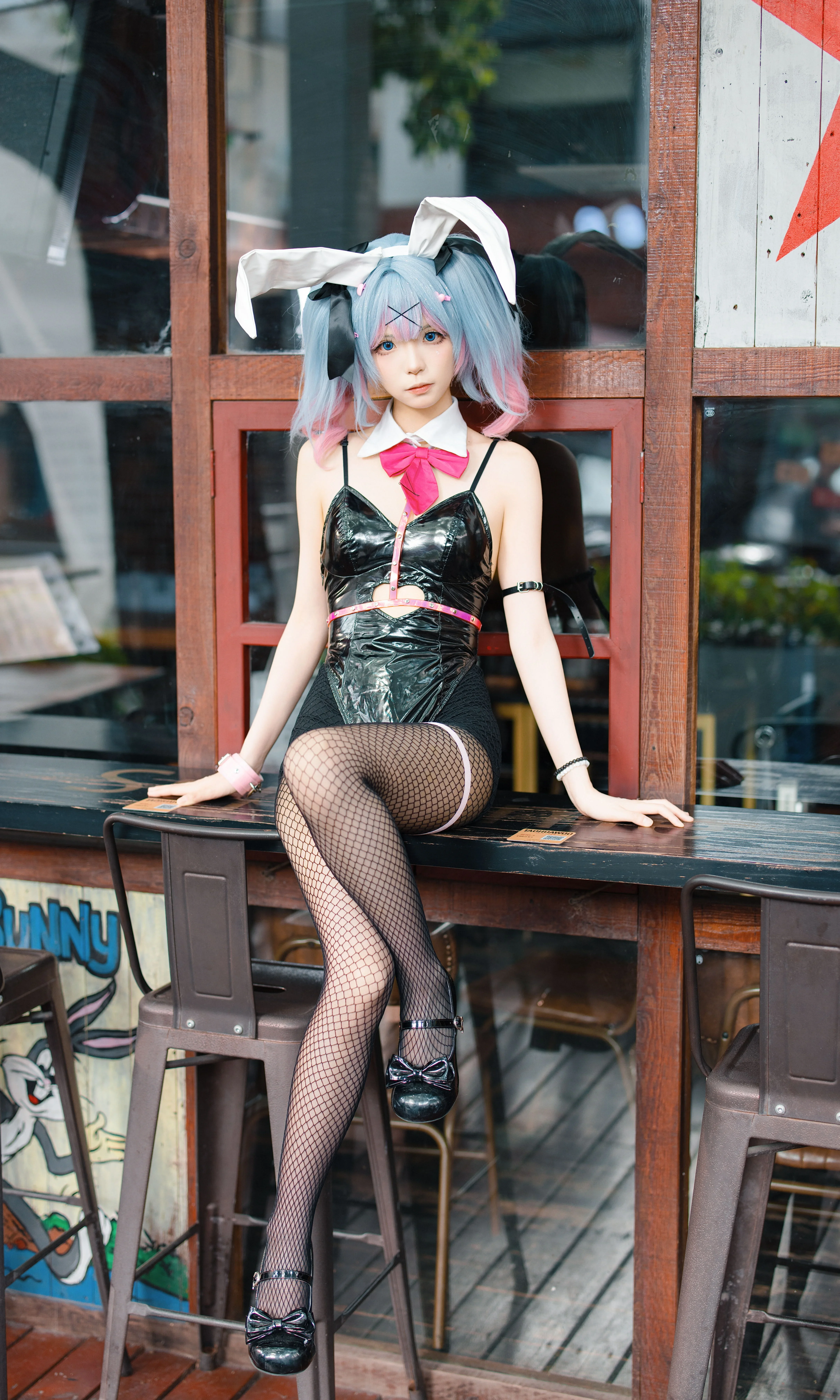 【初音未来cos】兔子洞里的摇滚兔女郎 - 第 4 张