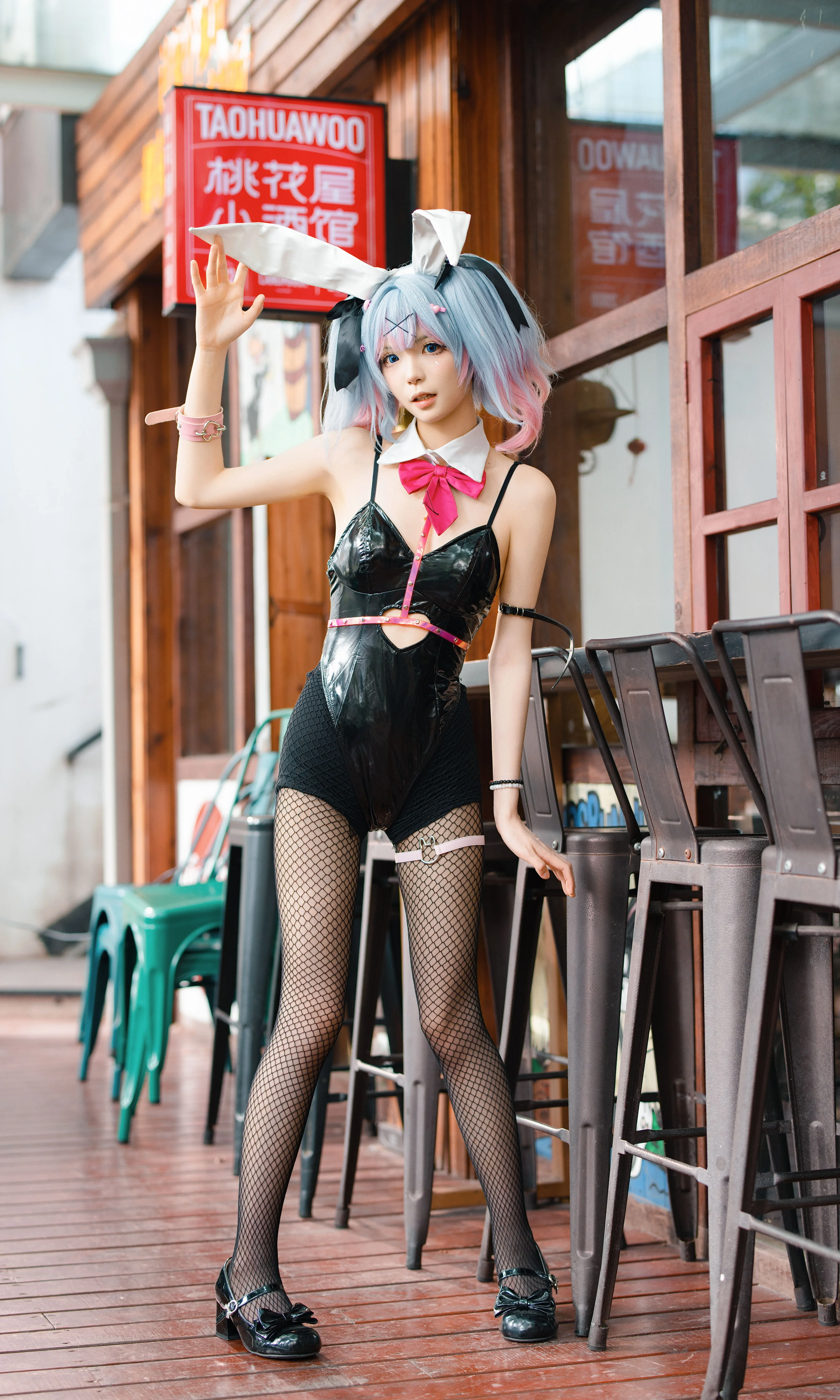 【初音未来cos】兔子洞里的摇滚兔女郎 - 第 7 张