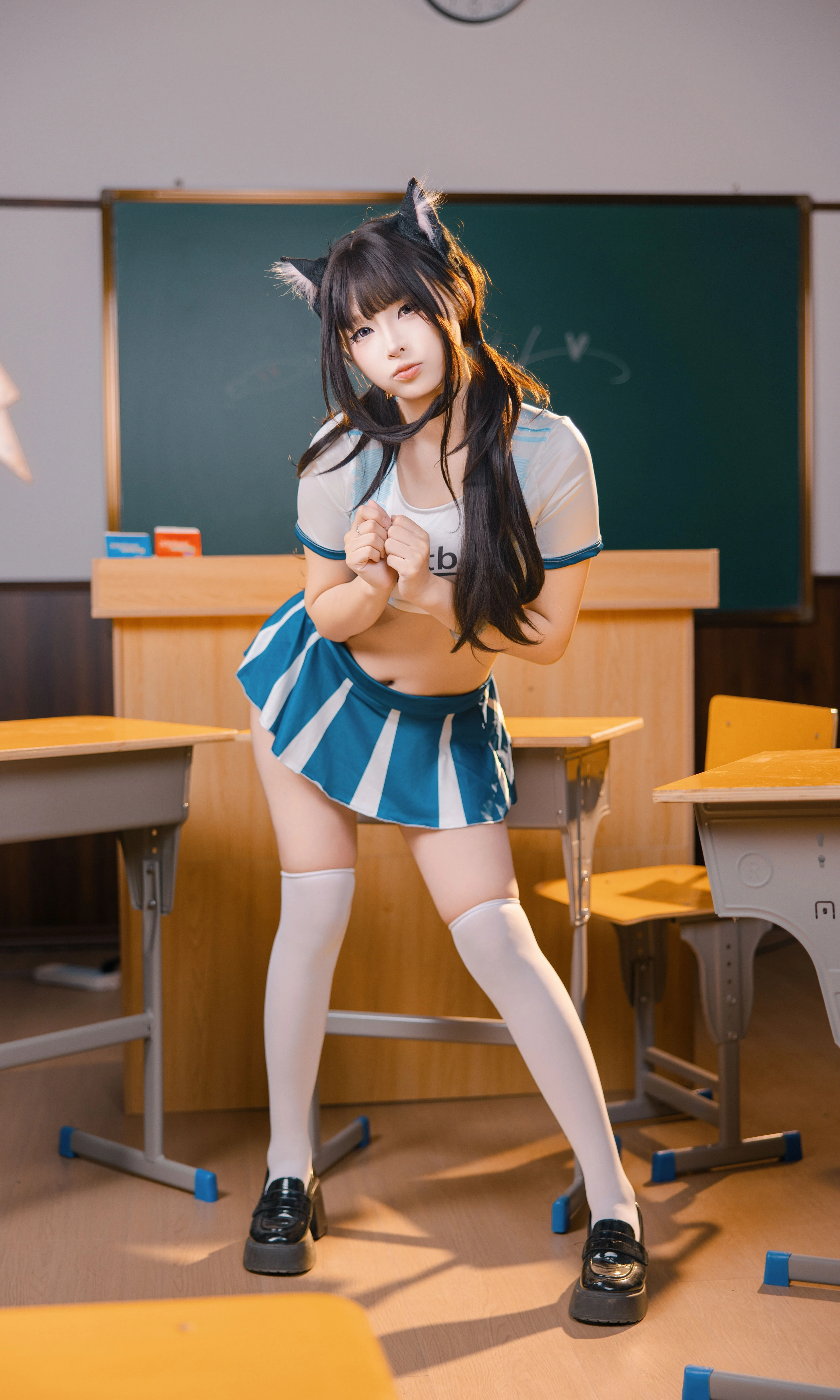 [Soccer Cat-Girl in the Classroom] Japanese Fresh Style Campus Vibe - Image 8