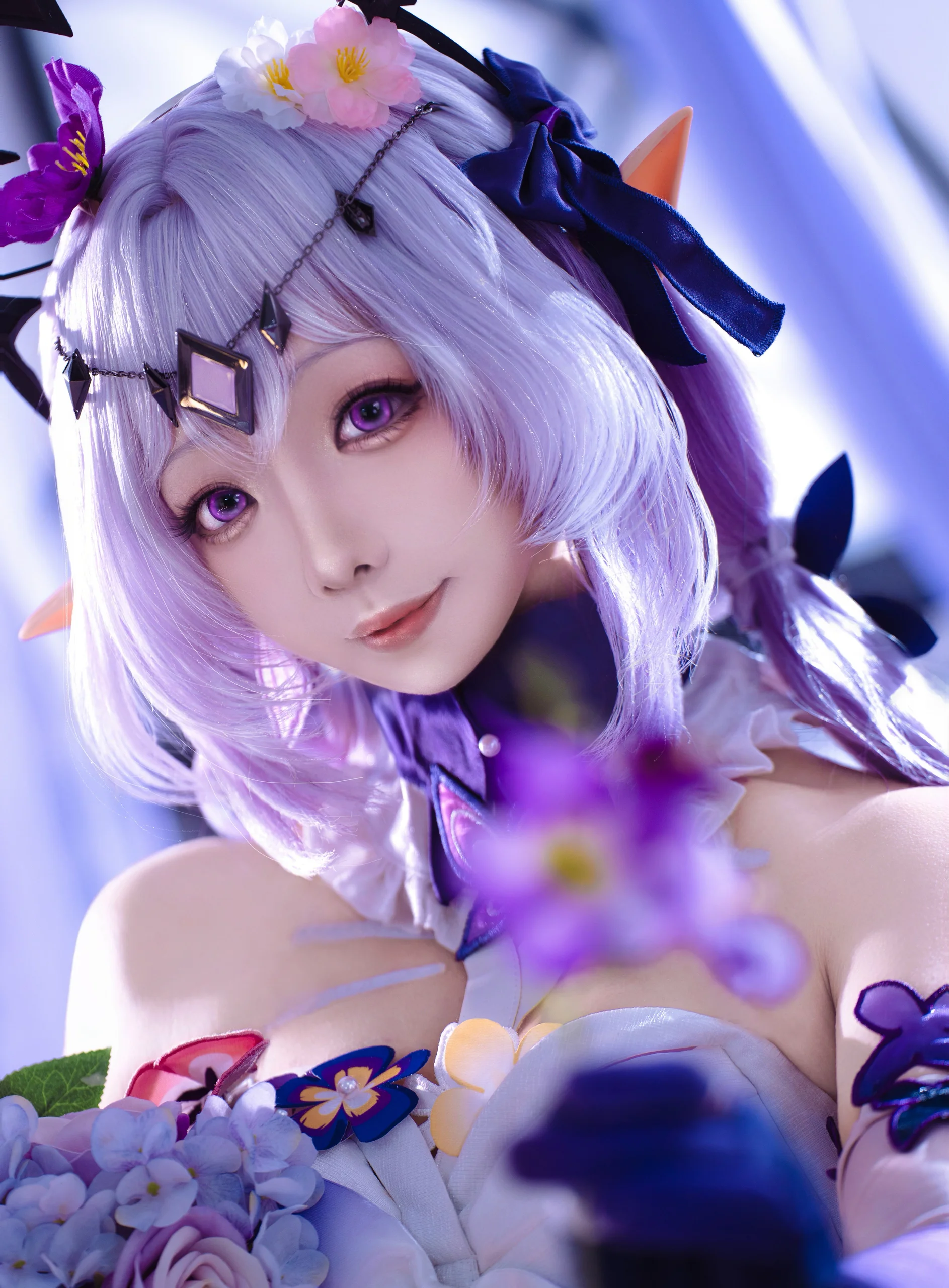 梦幻紫白色的崩坏星穹铁道写真 - 第2张