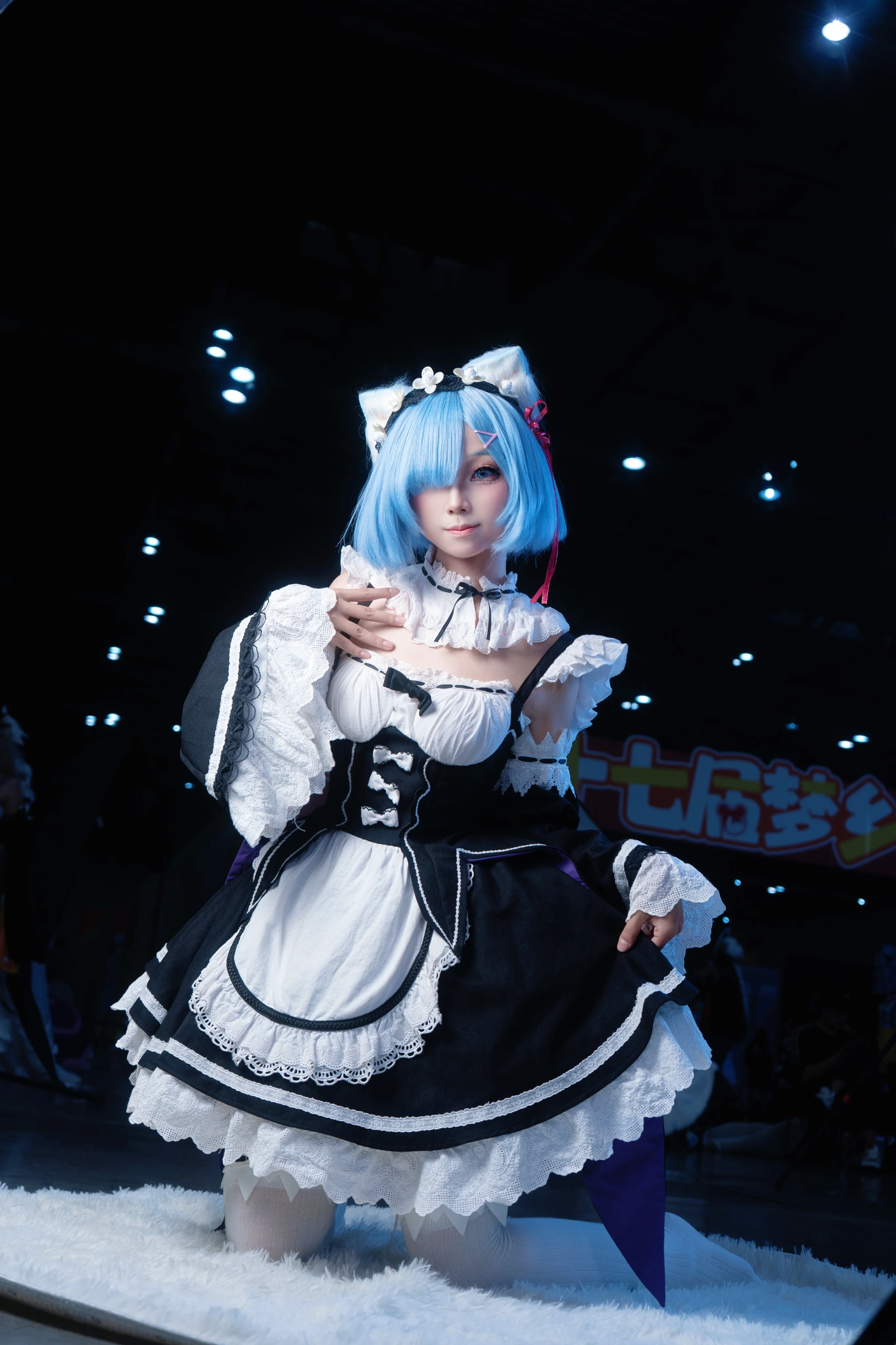 【蕾姆cos】从零开始的异世界生活无道具版女仆装动作参考 - 第 6 张