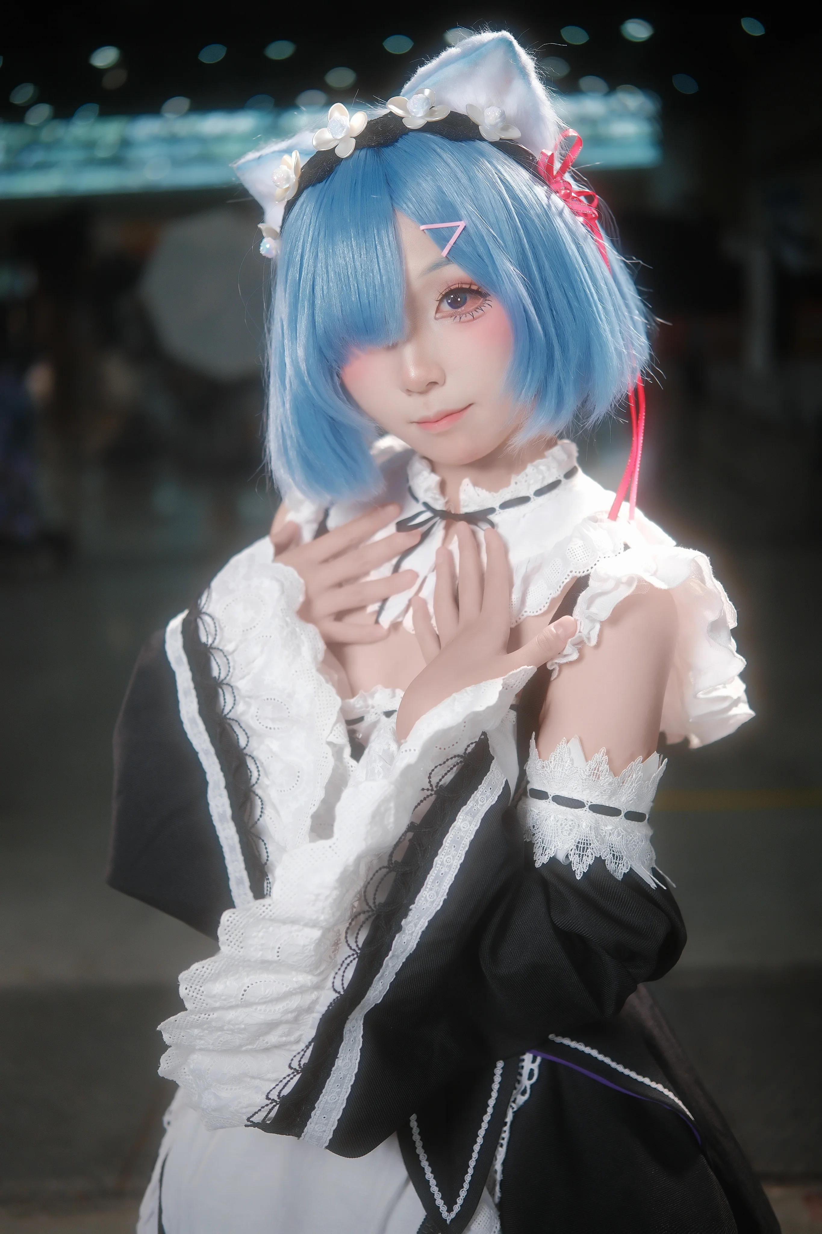 【蕾姆cos】从零开始的异世界生活无道具版女仆装动作参考 - 第 7 张