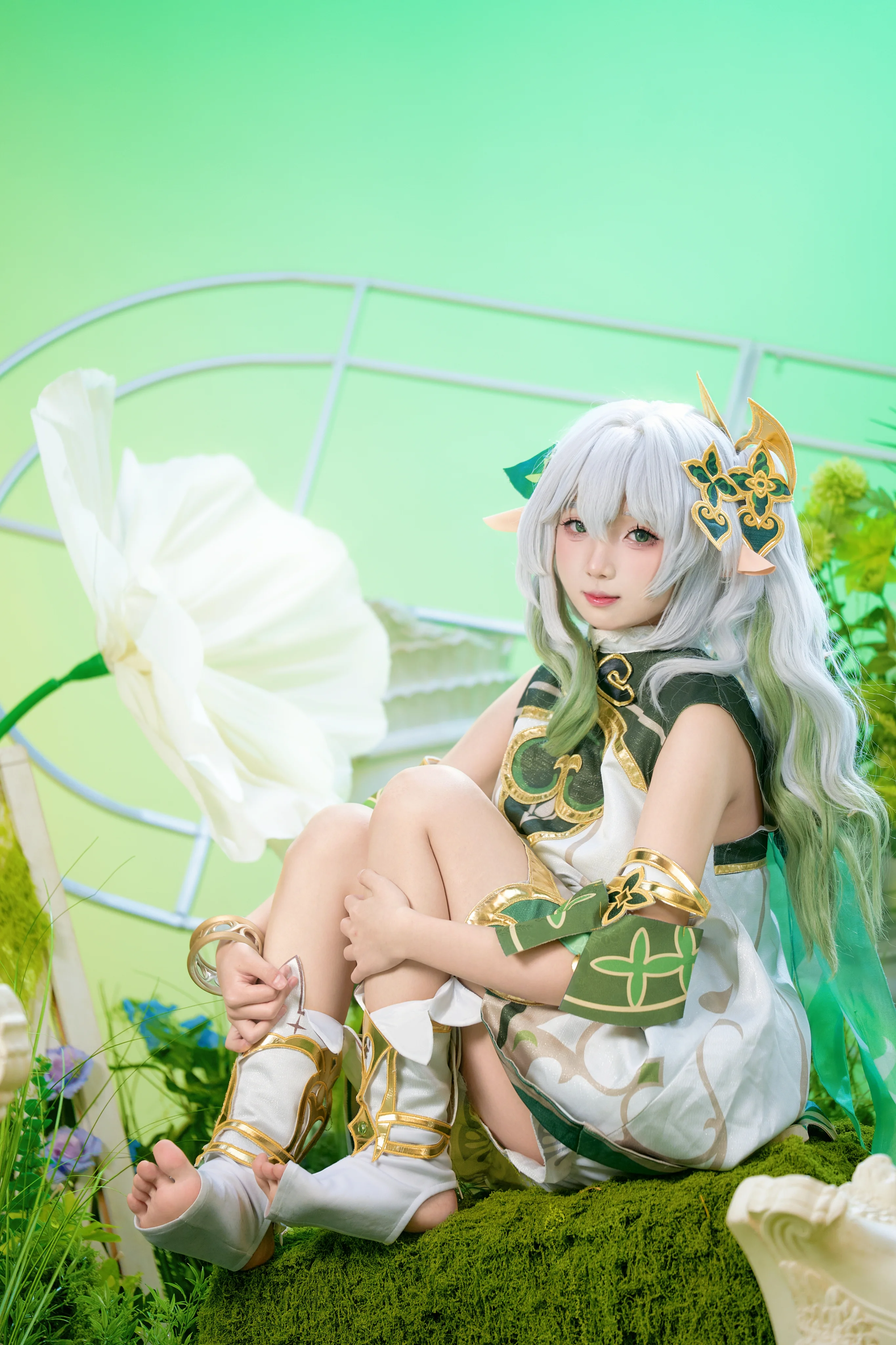 【纳西妲cos】还原原神中的苏美尔绿意与智慧